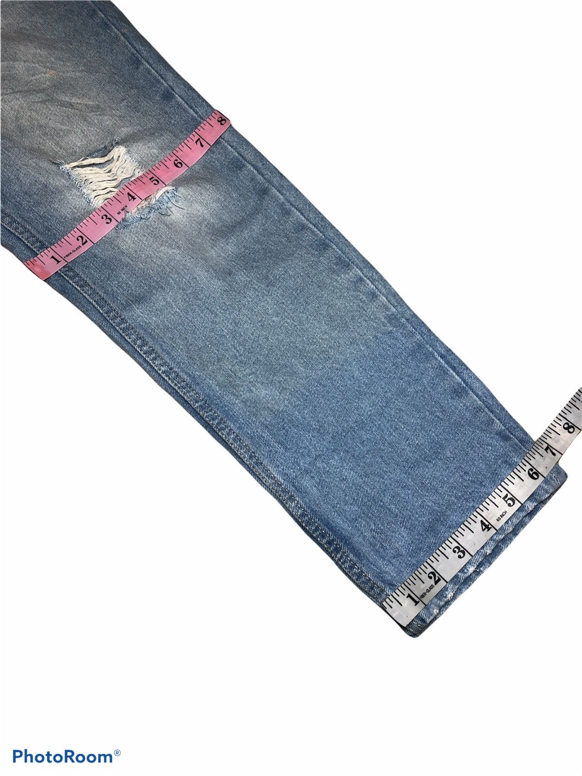 Japanese Brand Japanese Brand Emsexcite Distressed Denim Size US 30 / EU 46 - 7 Thumbnail