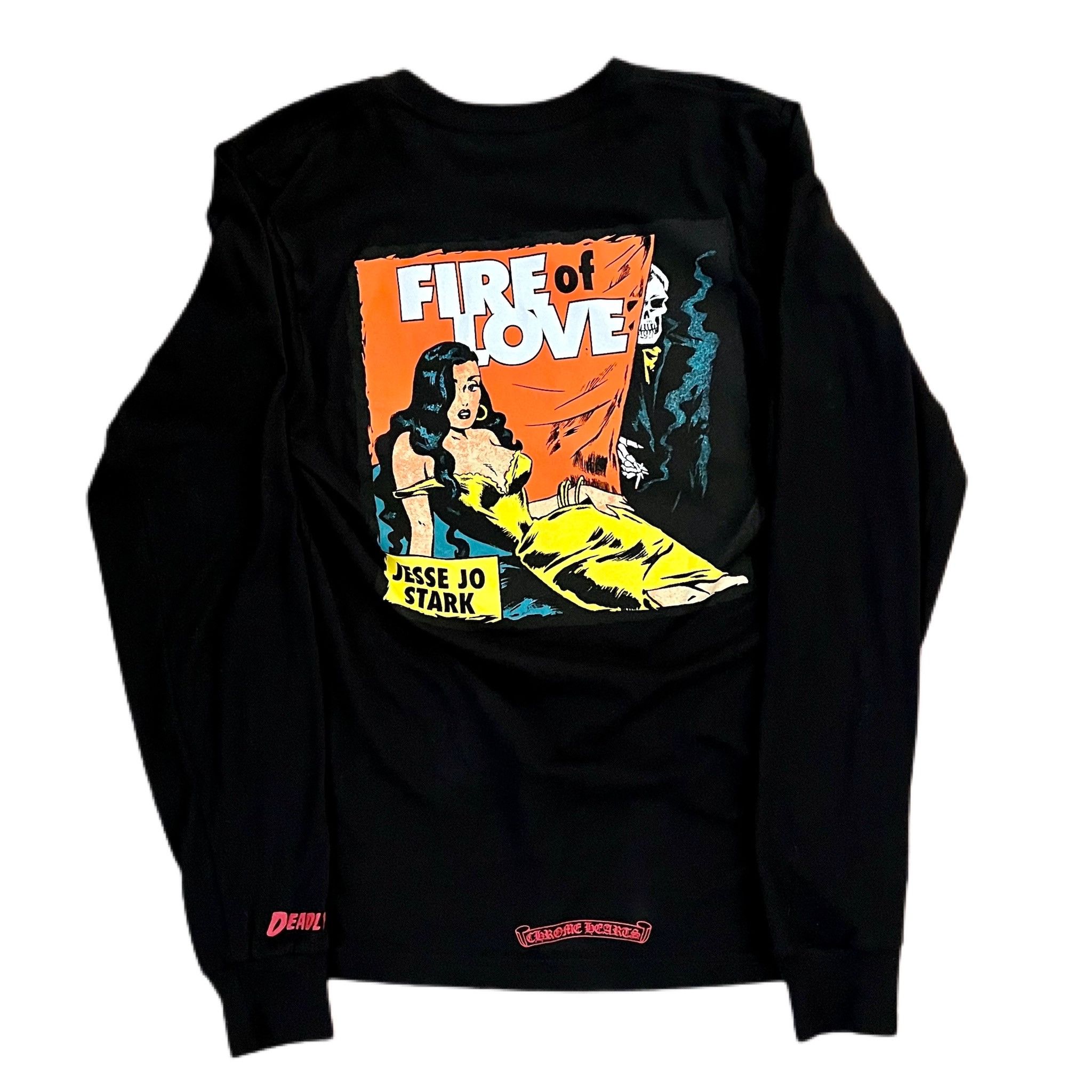 Chrome Hearts Jesse Jo Fire of Love LS Tee | Grailed
