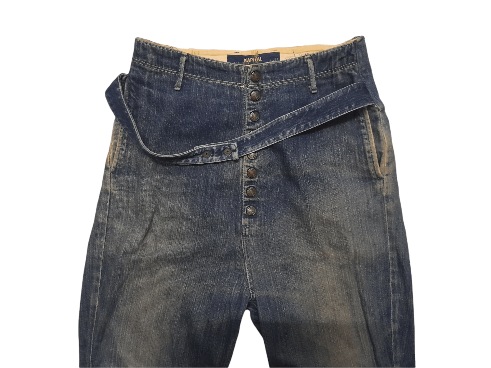 Kapital × Kapital Kountry KAPITAL Japan Denim Patchwork (D791) Size US 30 / EU 46 - 6 Thumbnail