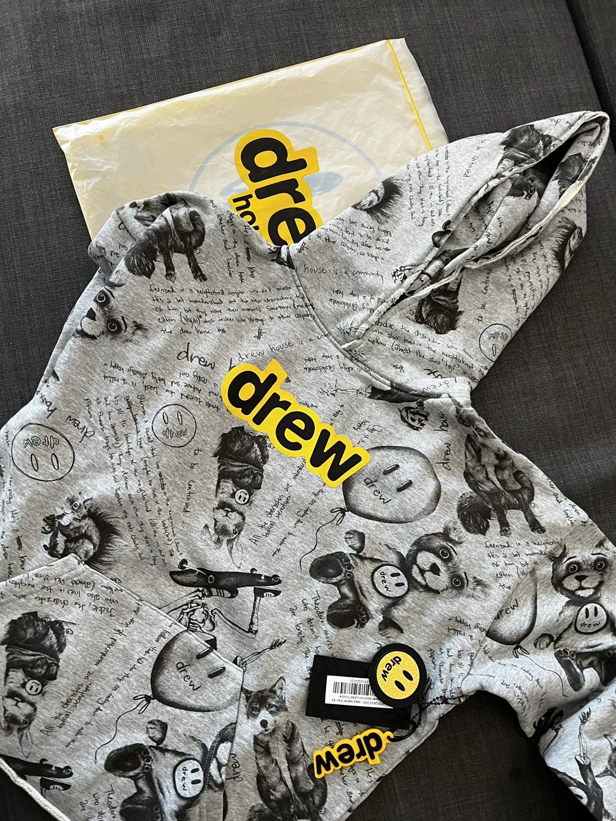 Drew House DREW HOUSE secret deconstructed hoodie idears / heather grey Size US XS / EU 42 / 0 - 2 Thumbnail