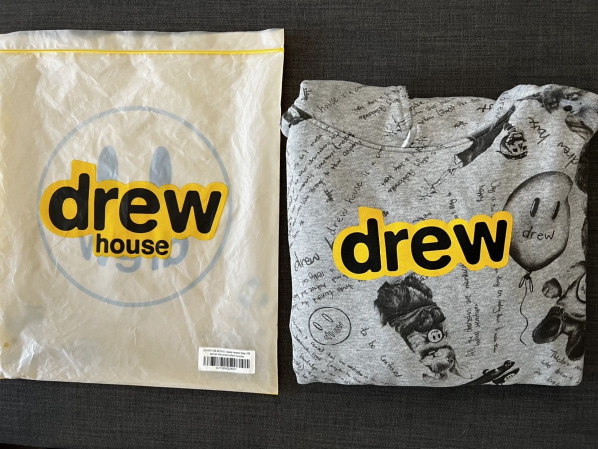Drew House DREW HOUSE secret deconstructed hoodie idears / heather grey Size US XS / EU 42 / 0 - 1 Thumbnail