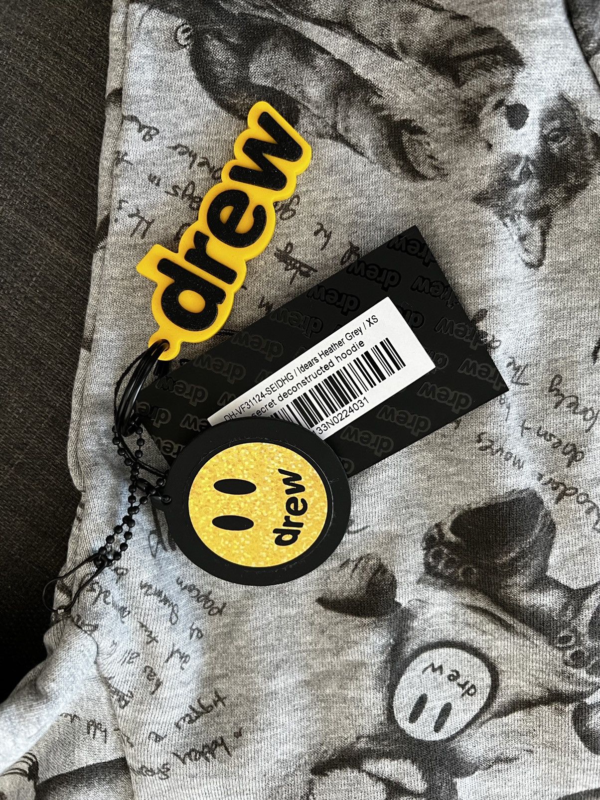 Drew House DREW HOUSE secret deconstructed hoodie idears / heather grey Size US XS / EU 42 / 0 - 3 Thumbnail