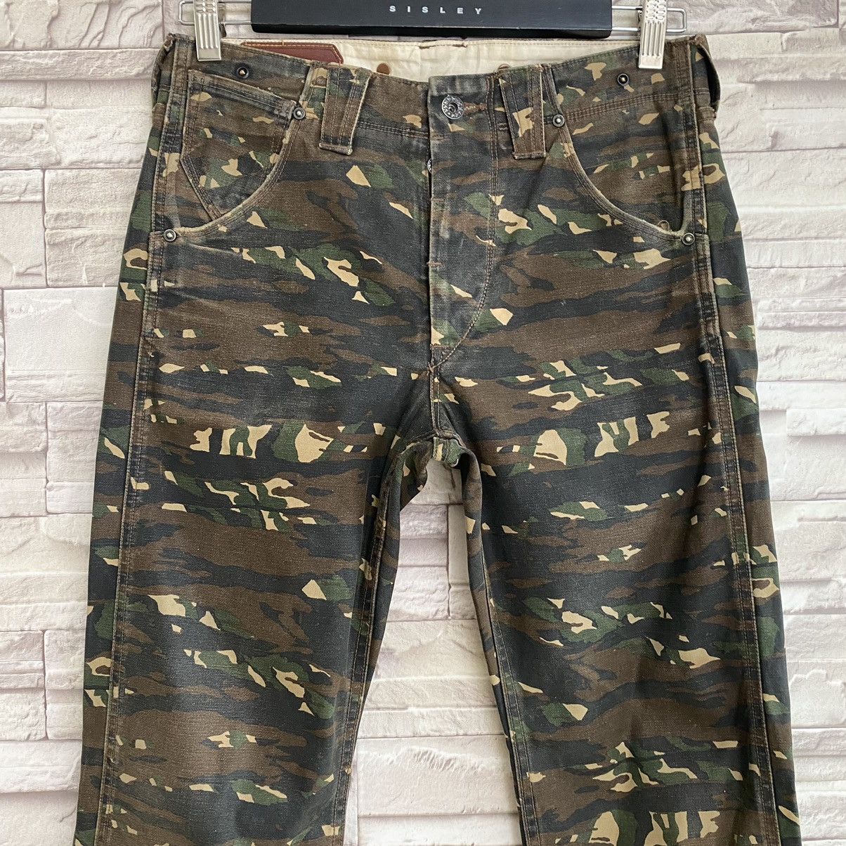 Spellbound Japanese Brand Spellbound Tiger Stripe Camo Pants Size US 29 - 4 Thumbnail