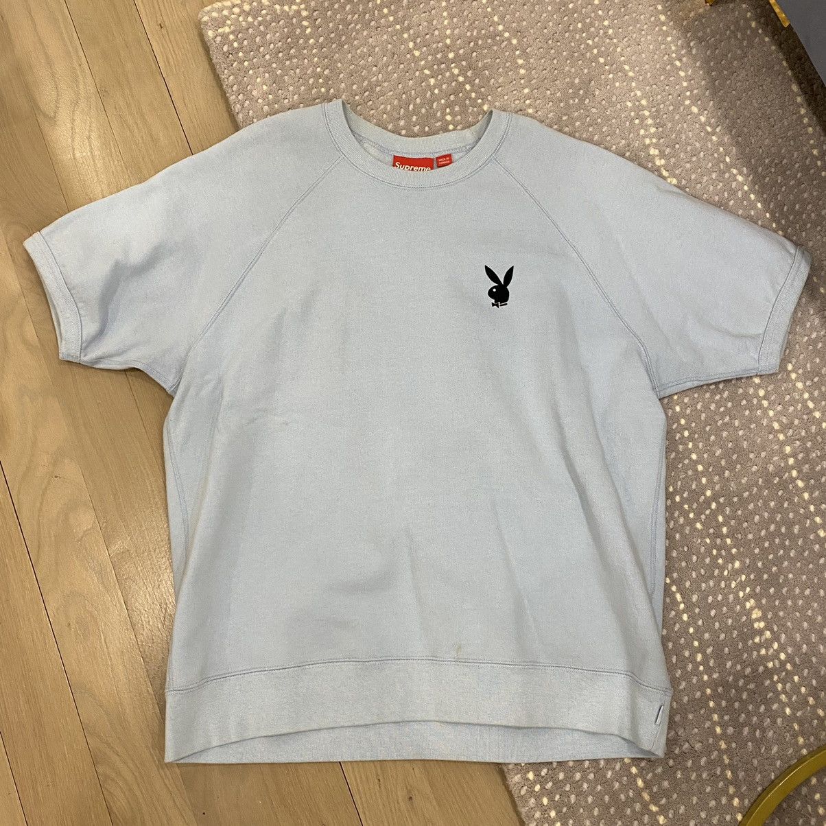 Supreme Supreme x Playboy Baby Blue Crewneck SS | Grailed