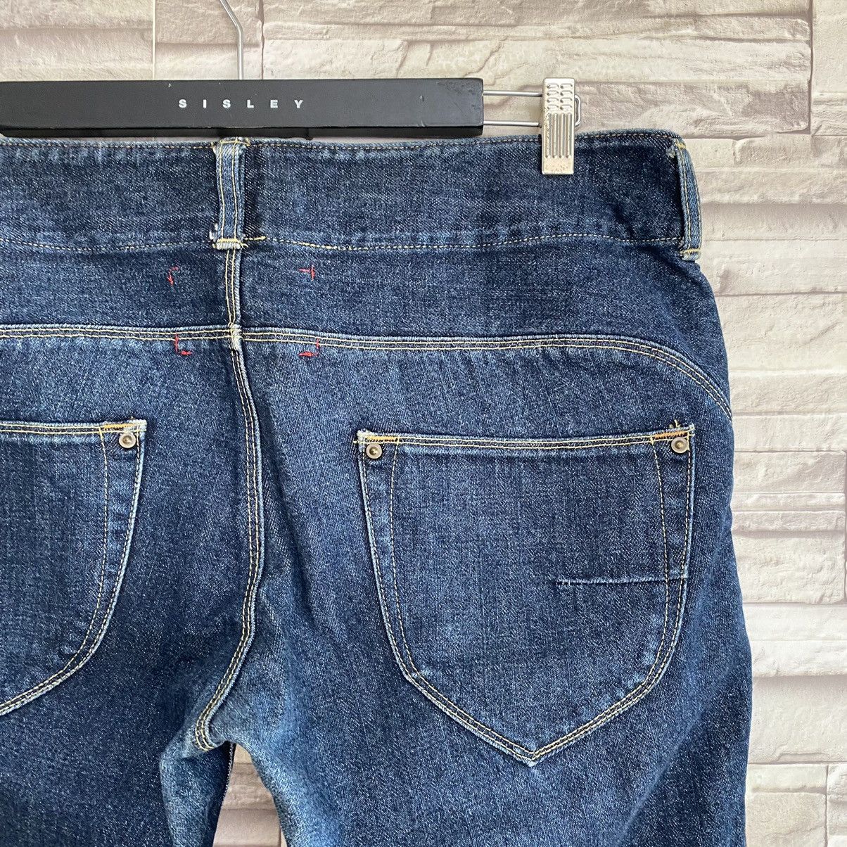 Japanese Brand Japanese Brand Sputnik Assymetrical Denim Jeans Size US 33 - 13 Thumbnail