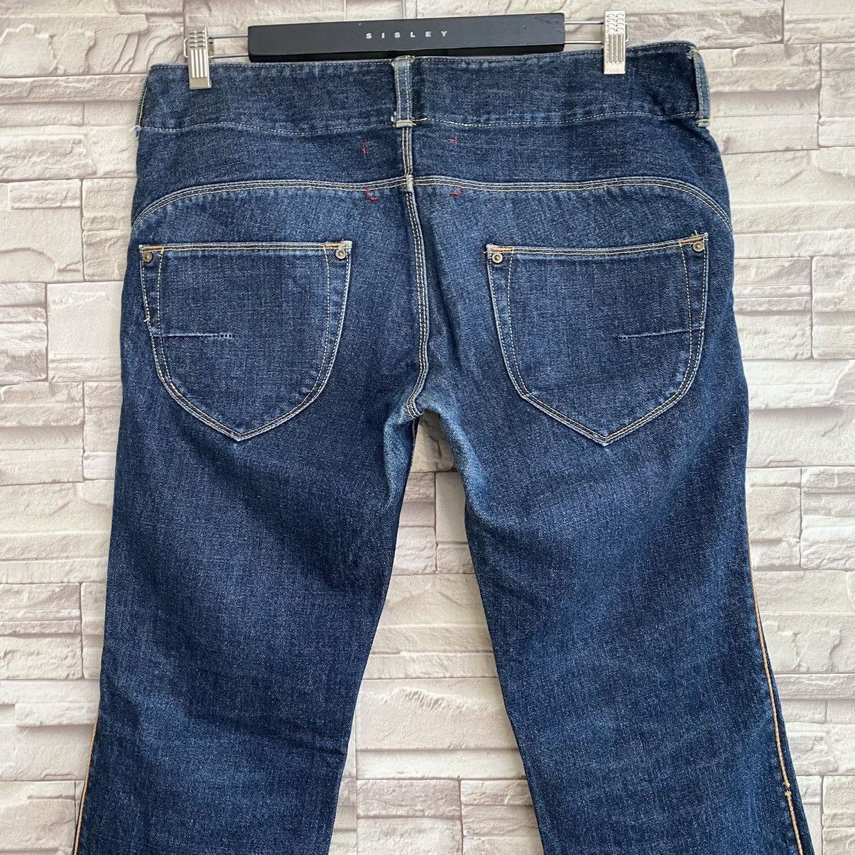 Japanese Brand Japanese Brand Sputnik Assymetrical Denim Jeans Size US 33 - 10 Thumbnail