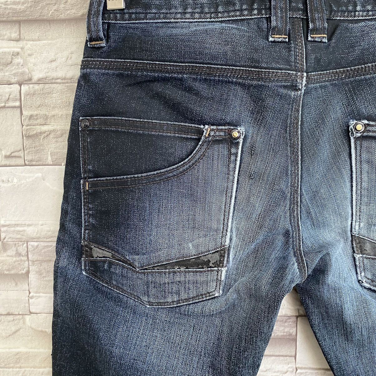 Nicole Club Nicole Club For Men Wax Denim Flares Jeans Size US 29 - 14 Thumbnail