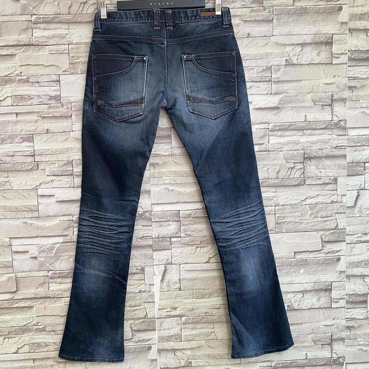Nicole Club Nicole Club For Men Wax Denim Flares Jeans Size US 29 - 10 Thumbnail