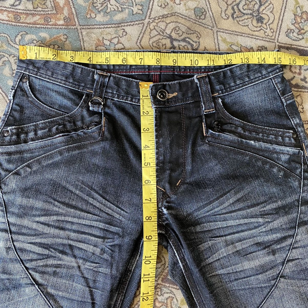 Nicole Club Nicole Club For Men Wax Denim Flares Jeans Size US 29 - 17 Thumbnail