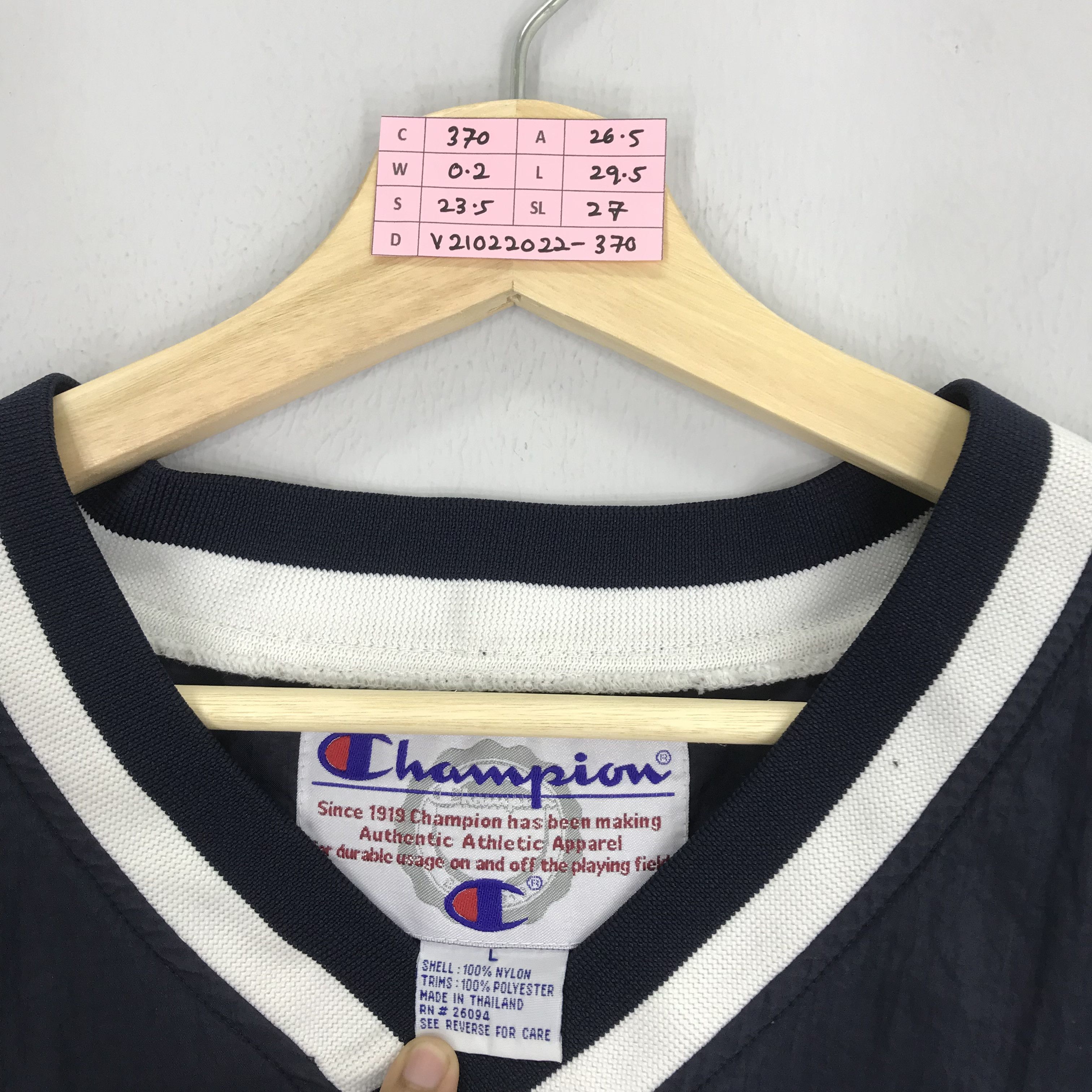 Champion Champion Embroidery Logo Windbreaker Track Sweater Size US L / EU 52-54 / 3 - 7 Thumbnail
