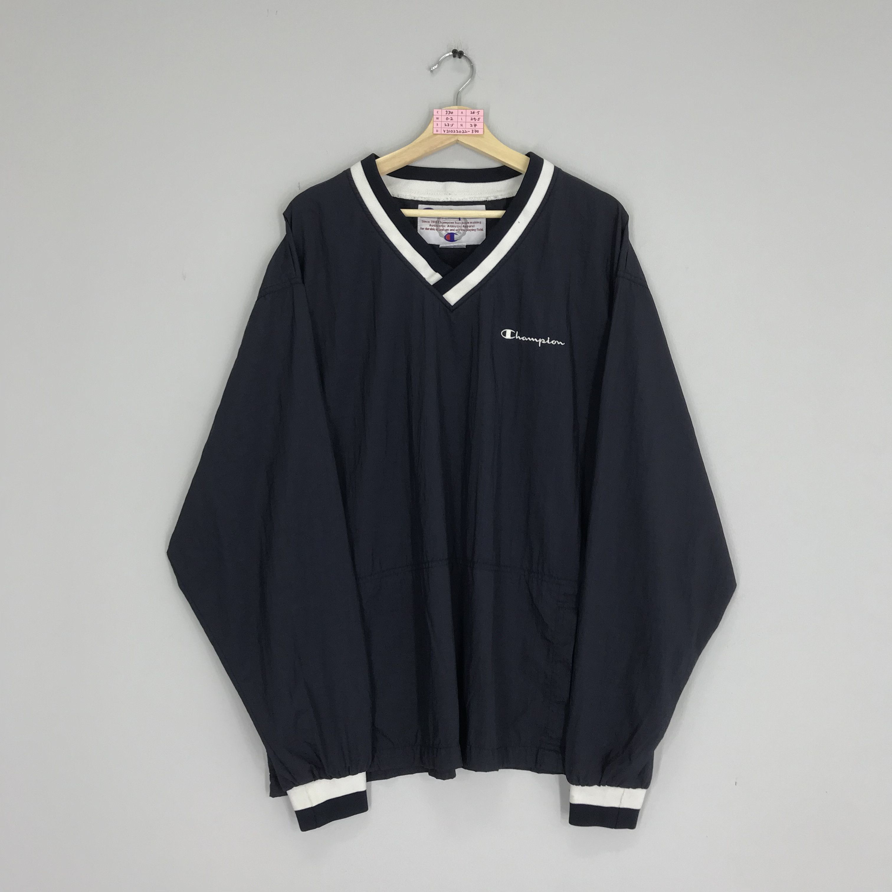 Champion Champion Embroidery Logo Windbreaker Track Sweater Size US L / EU 52-54 / 3 - 1 Thumbnail
