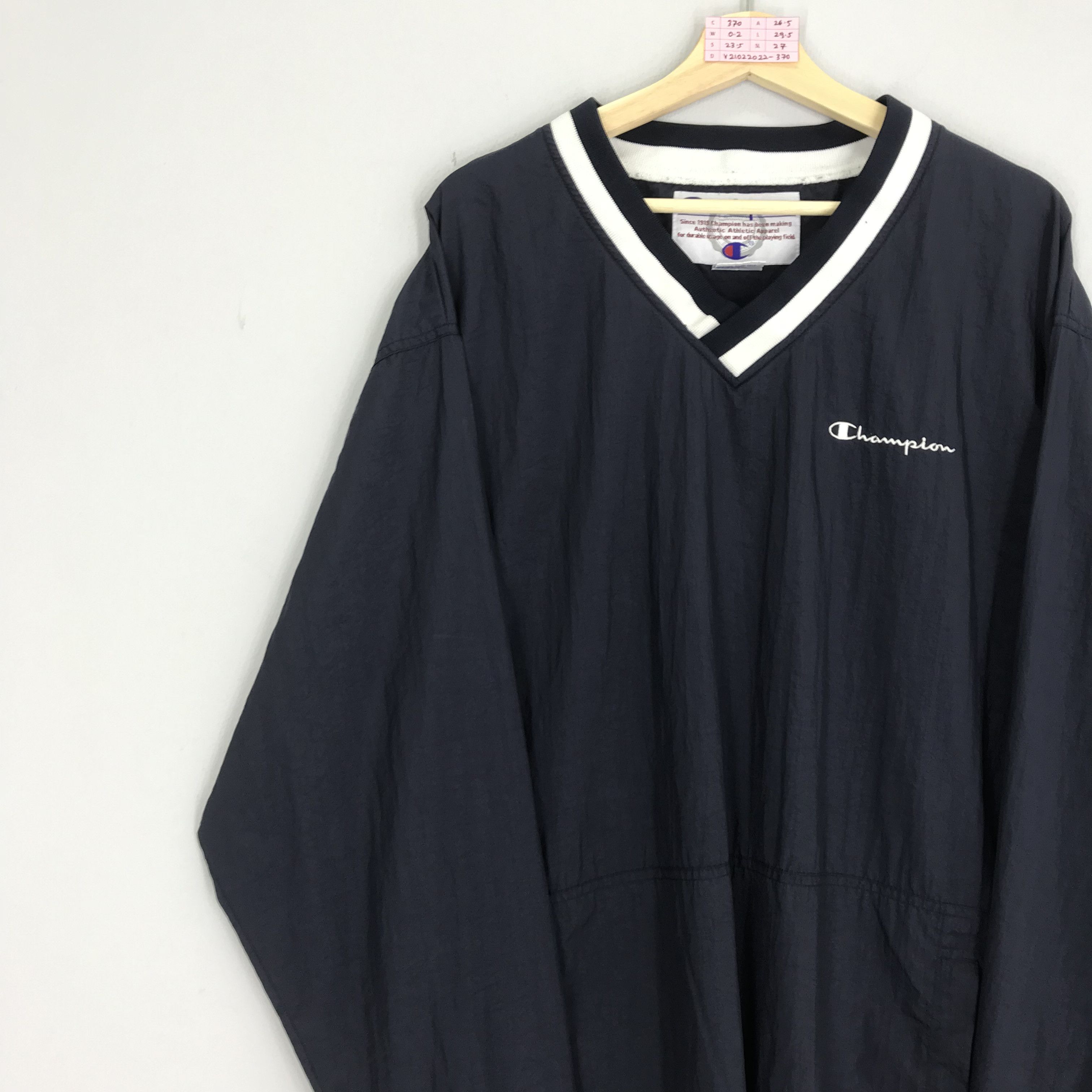 Champion Champion Embroidery Logo Windbreaker Track Sweater Size US L / EU 52-54 / 3 - 3 Thumbnail