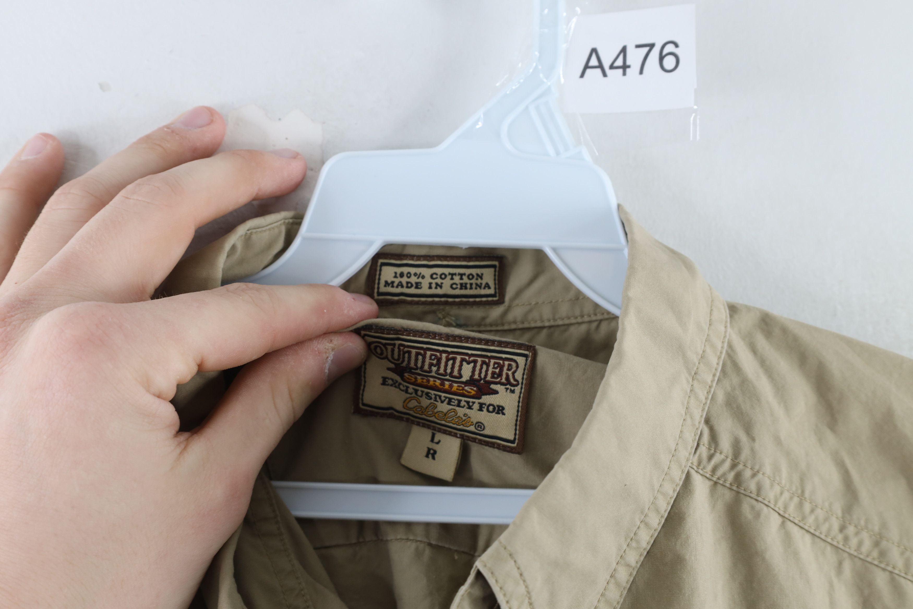 Vintage Vintage Cabelas Double Pocket Safari Bush Button Shirt Size US L / EU 52-54 / 3 - 7 Thumbnail