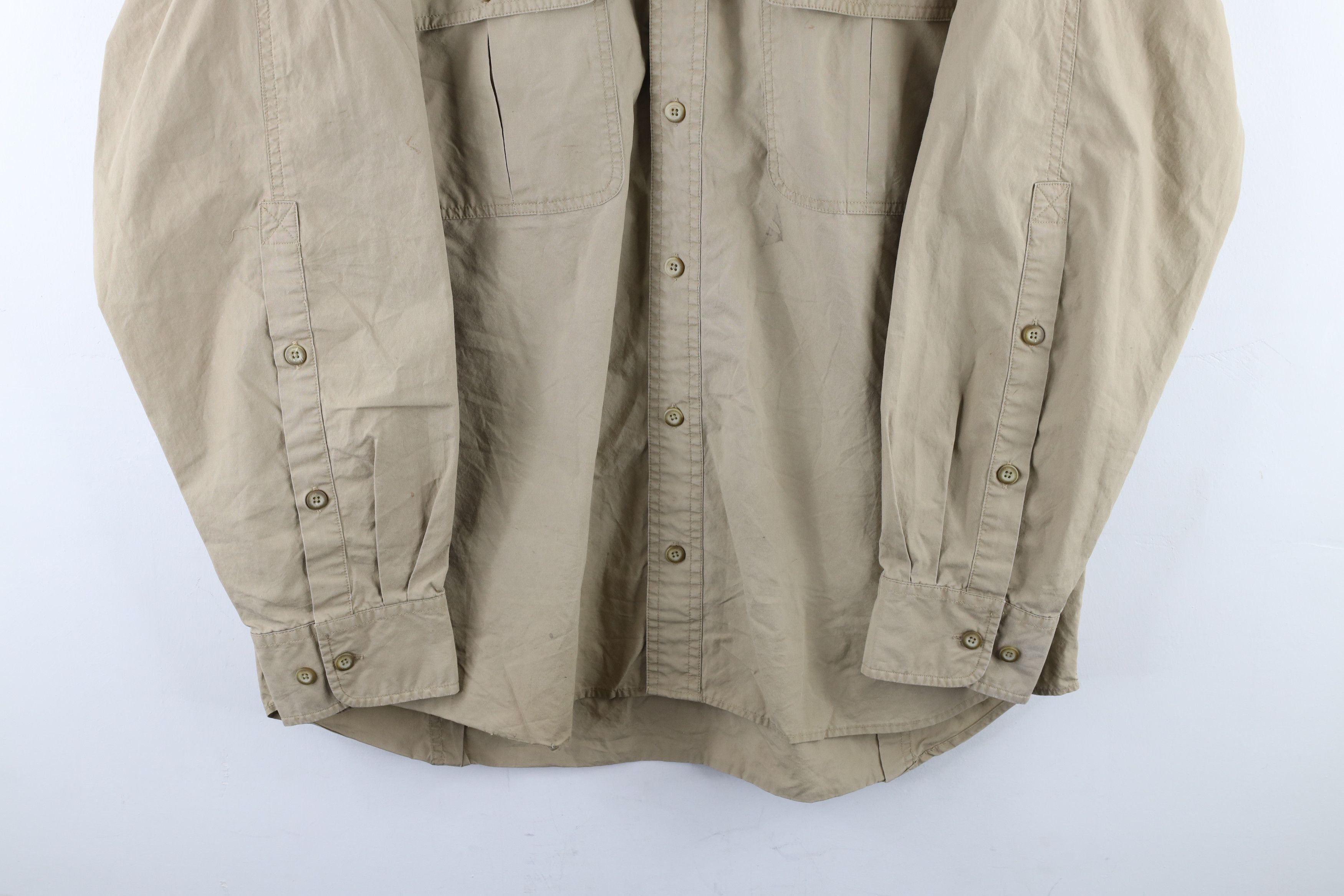 Vintage Vintage Cabelas Double Pocket Safari Bush Button Shirt Size US L / EU 52-54 / 3 - 3 Thumbnail