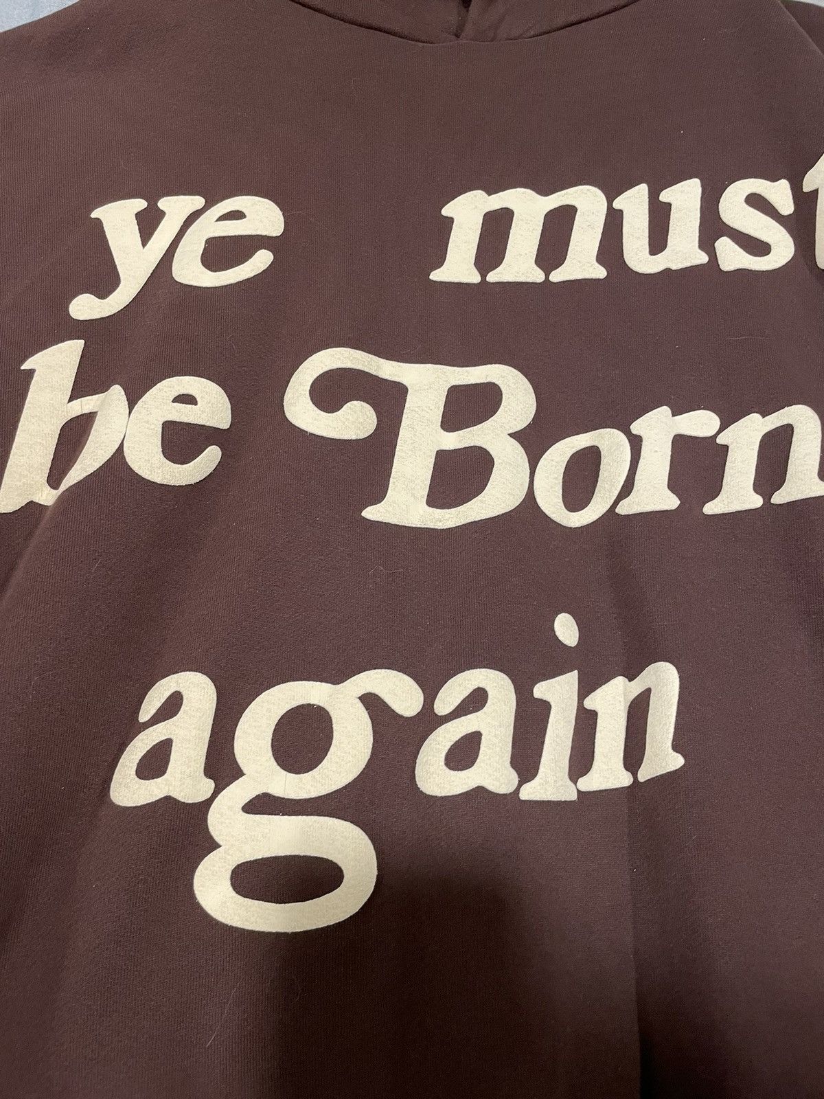 Cactus Plant Flea Market CPFM YE MUST BE BORN AGAIN Hoodie brown