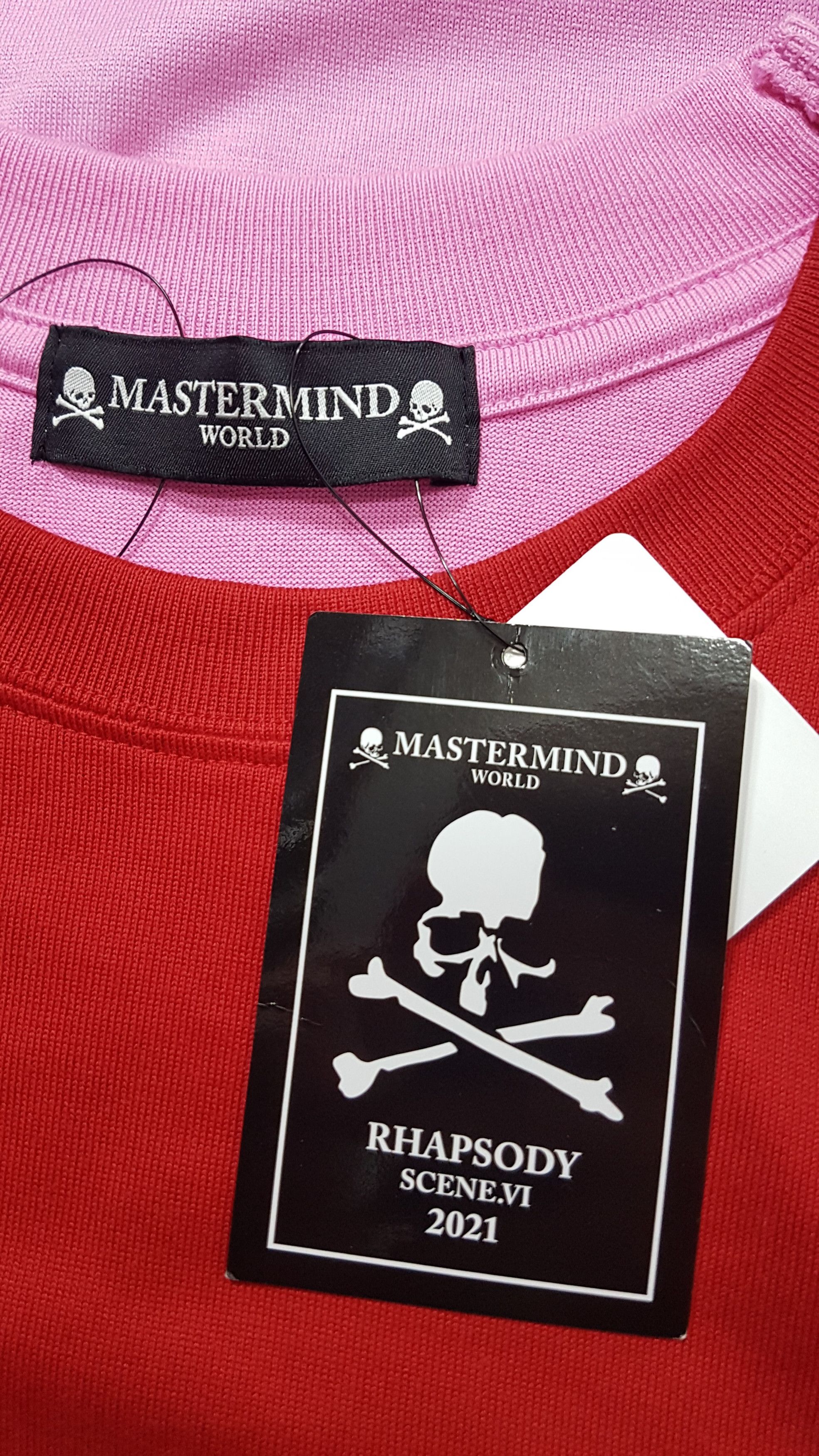 Mastermind Japan Mastermind World S/S 2021 Logo Bicolor Cotton T-Shirt Size US M / EU 48-50 / 2 - 13 Thumbnail