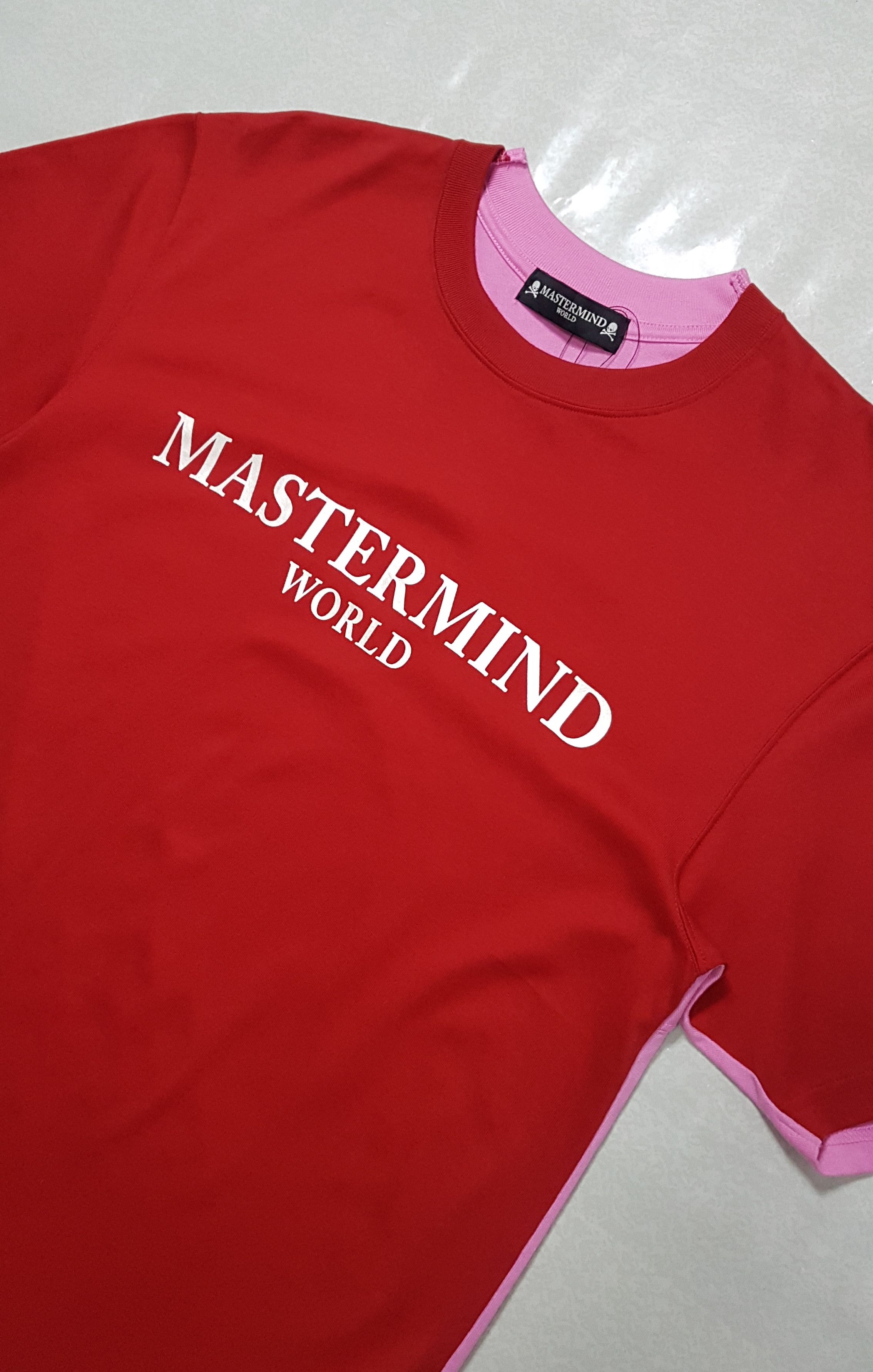Mastermind Japan Mastermind World S/S 2021 Logo Bicolor Cotton T-Shirt Size US M / EU 48-50 / 2 - 3 Thumbnail