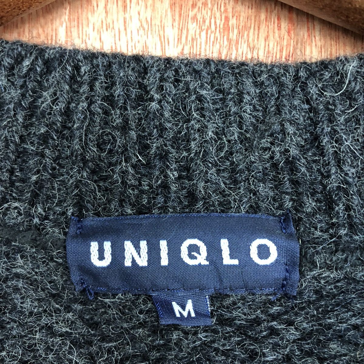 Homespun Knitwear × Uniqlo Uniqlo Black Shag Shaggy mohair Knitwear #6051 Size US M / EU 48-50 / 2 - 9 Thumbnail