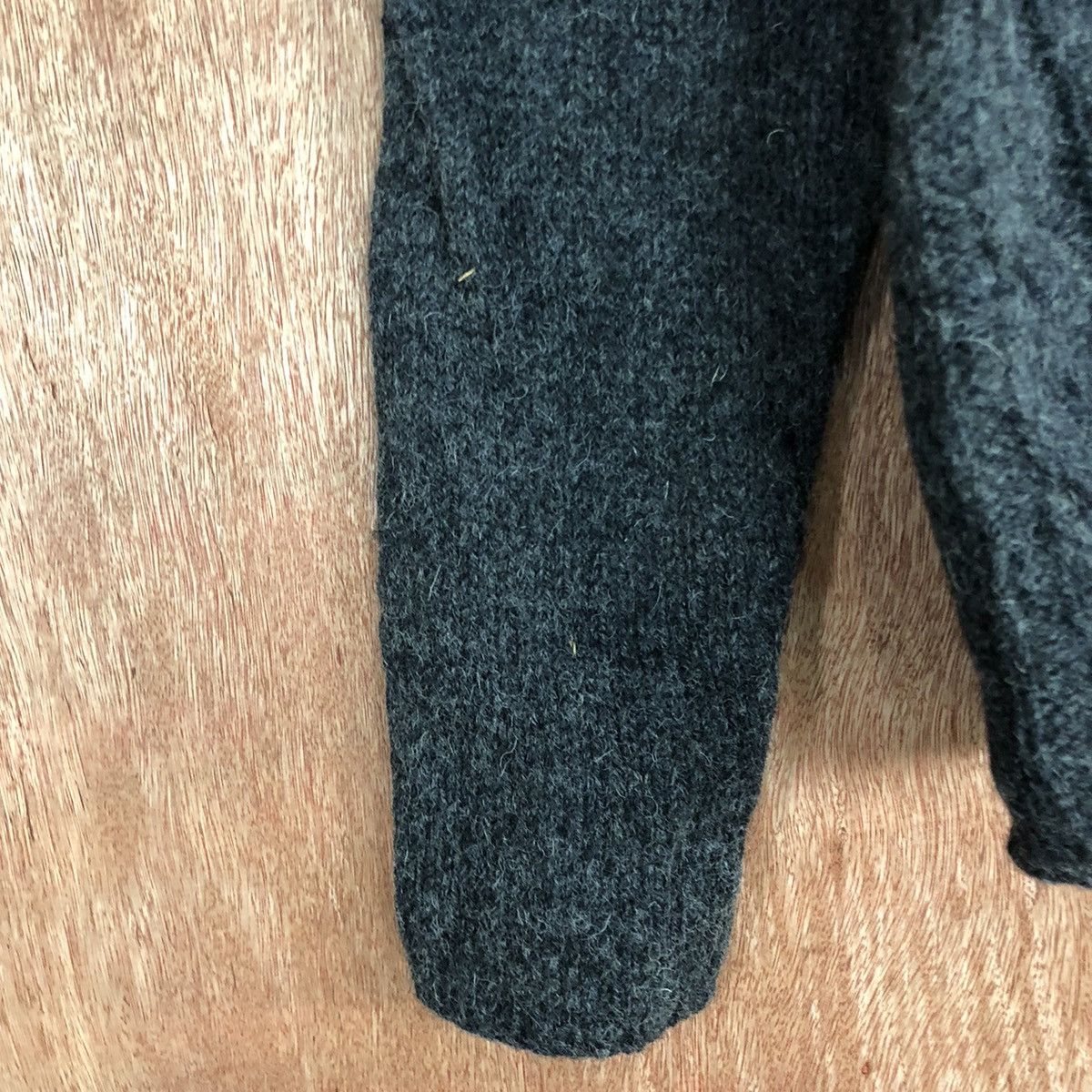Homespun Knitwear × Uniqlo Uniqlo Black Shag Shaggy mohair Knitwear #6051 Size US M / EU 48-50 / 2 - 6 Thumbnail
