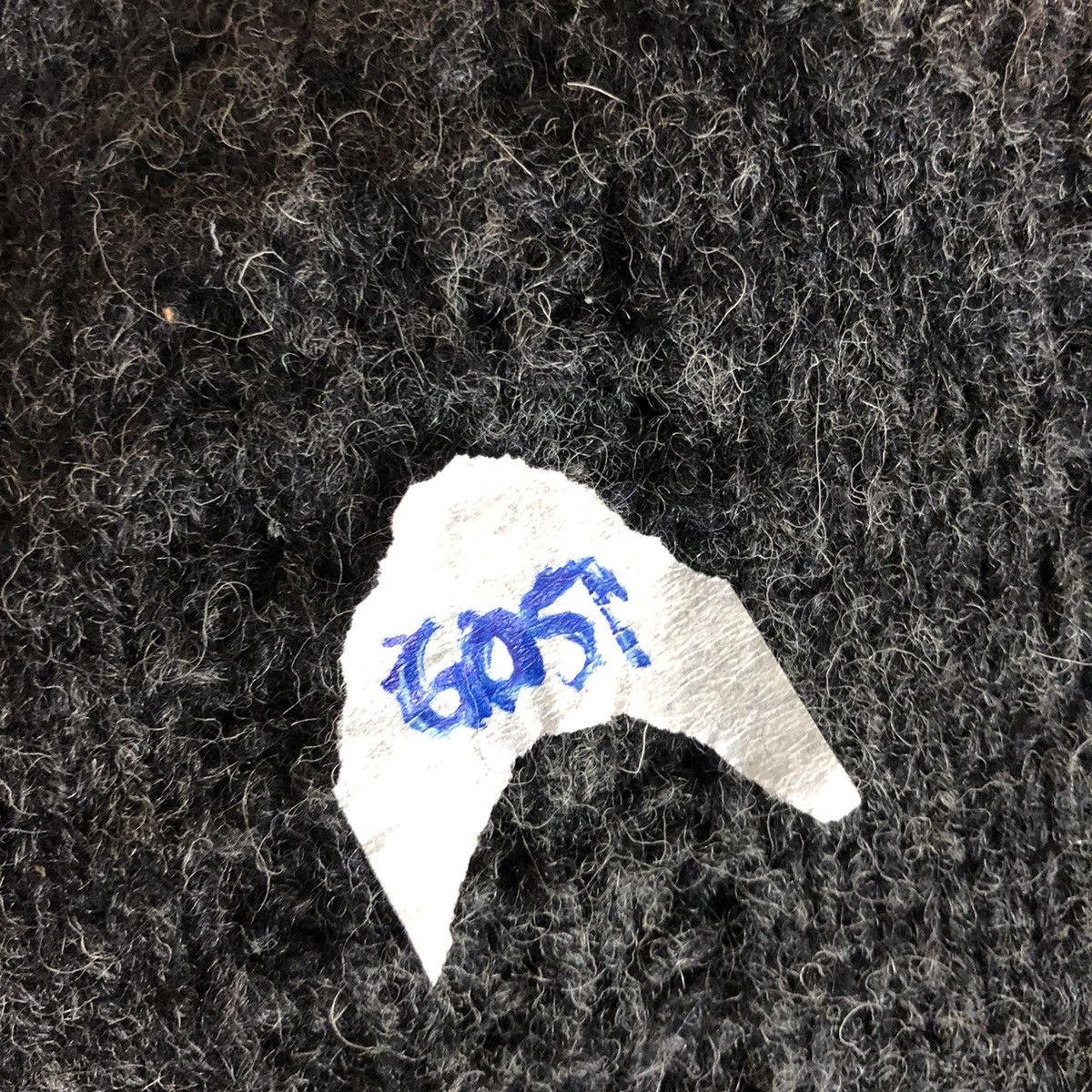 Homespun Knitwear × Uniqlo Uniqlo Black Shag Shaggy mohair Knitwear #6051 Size US M / EU 48-50 / 2 - 12 Thumbnail