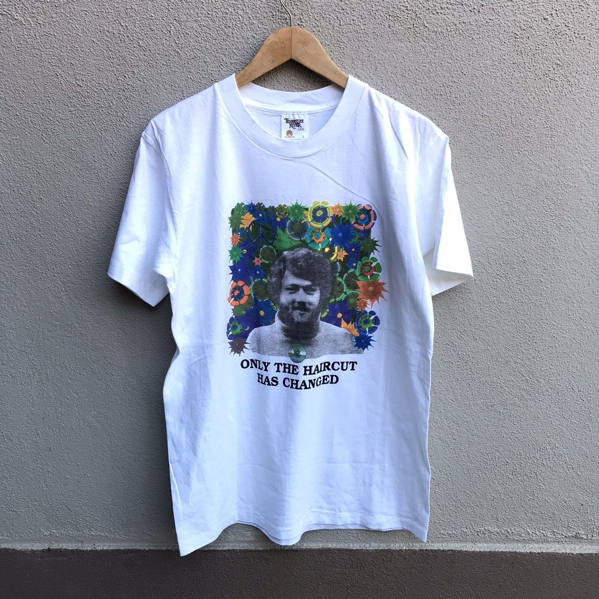 Vintage rare 90s KEITH GREEN psychedelic fractal art tee
