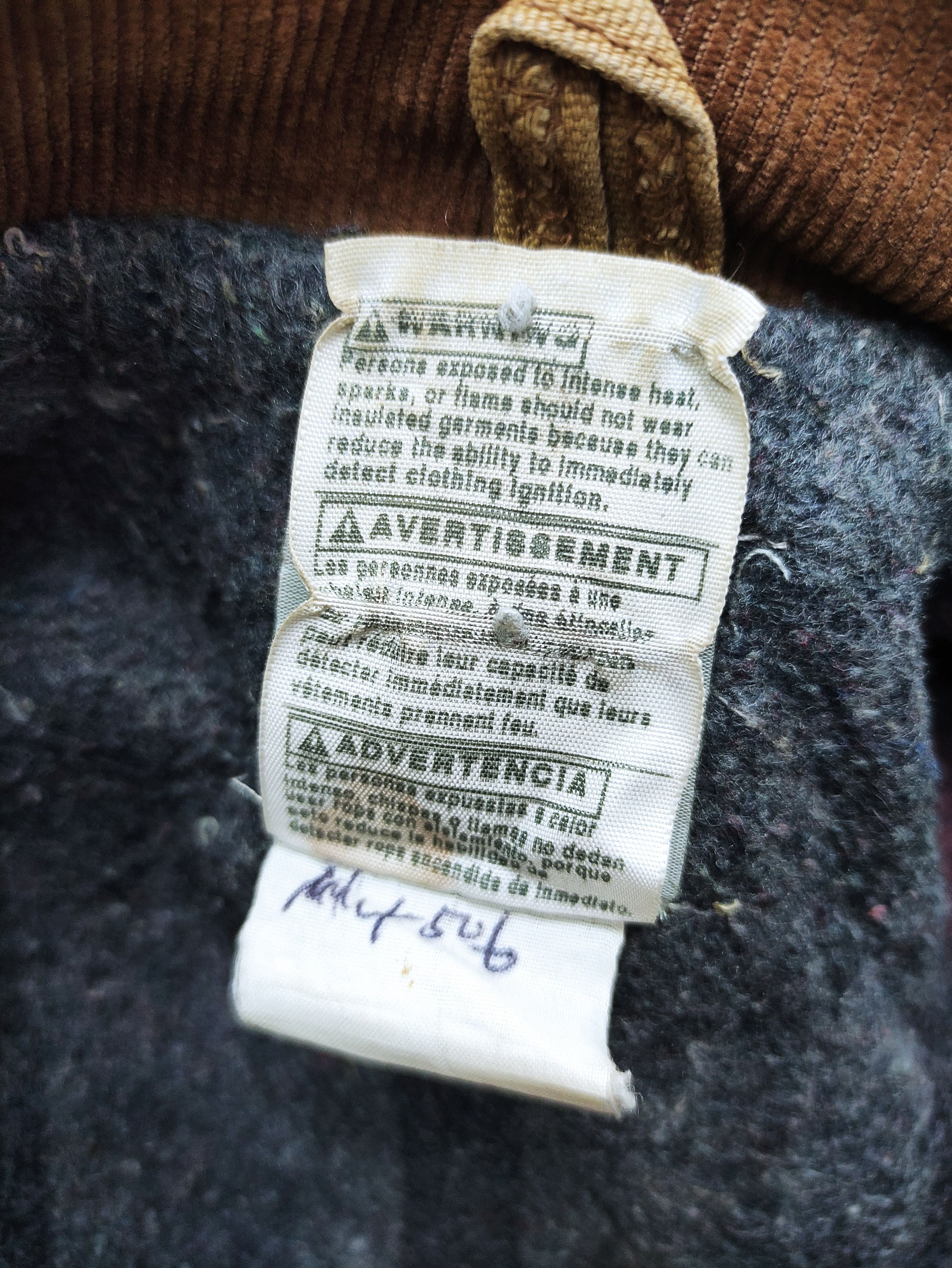Carhartt 💥 VINTAGE CARHARTT BLANKET-LINED DENIM WORKWEAR JACKET Size US XL / EU 56 / 4 - 10 Thumbnail