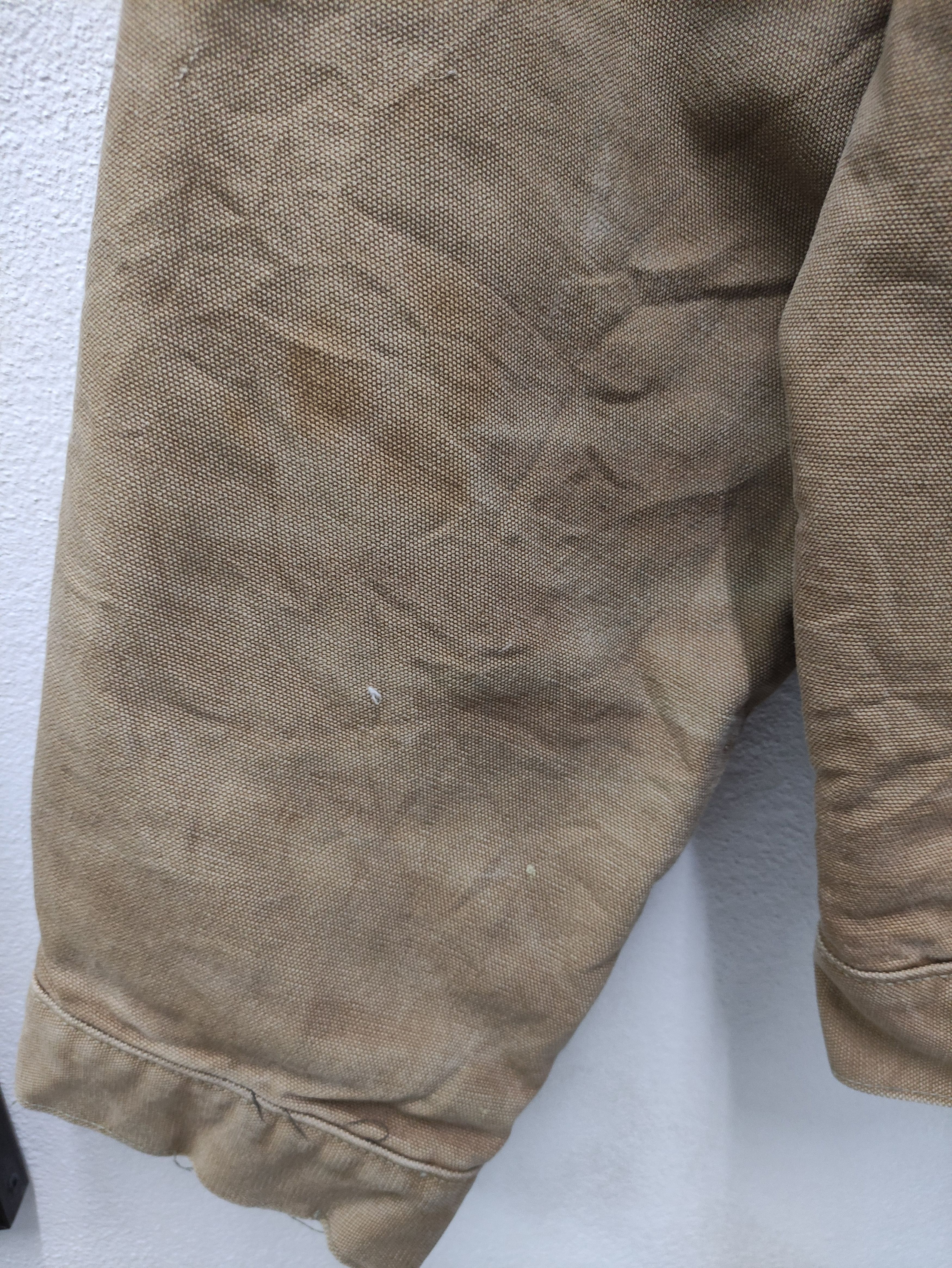 Carhartt 💥 VINTAGE CARHARTT BLANKET-LINED DENIM WORKWEAR JACKET Size US XL / EU 56 / 4 - 6 Thumbnail