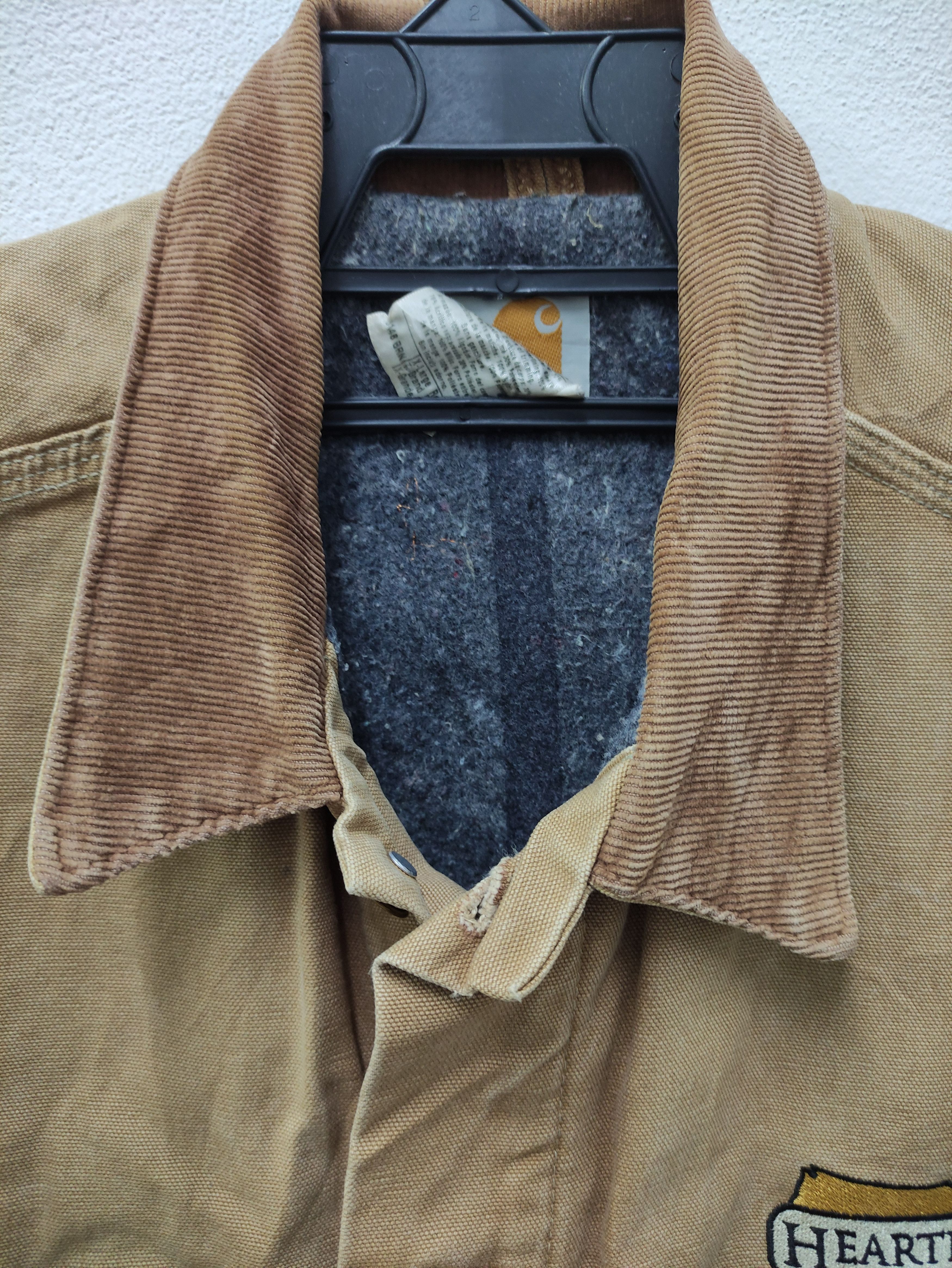 Carhartt 💥 VINTAGE CARHARTT BLANKET-LINED DENIM WORKWEAR JACKET Size US XL / EU 56 / 4 - 7 Thumbnail