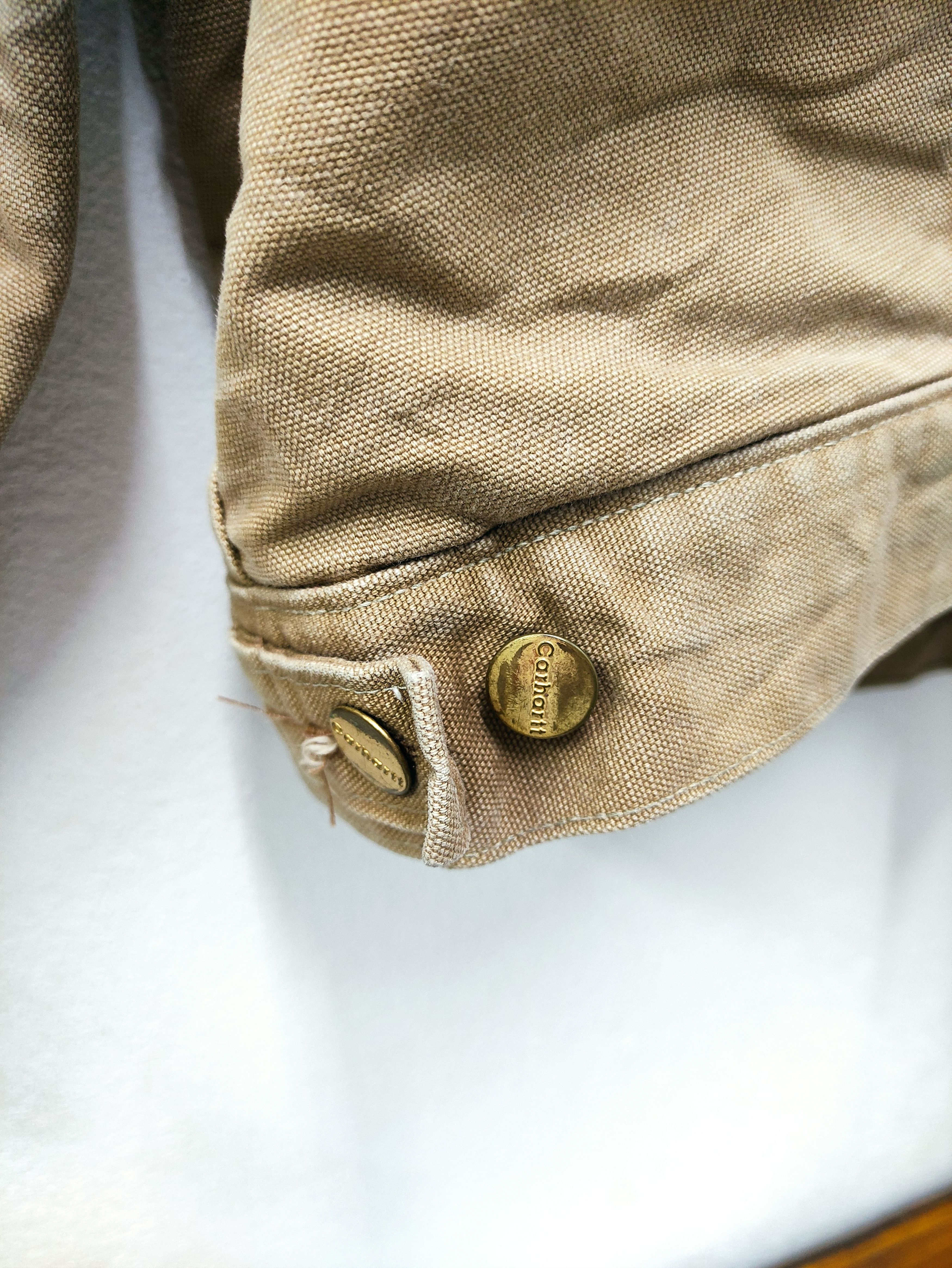 Carhartt 💥 VINTAGE CARHARTT BLANKET-LINED DENIM WORKWEAR JACKET Size US XL / EU 56 / 4 - 8 Thumbnail