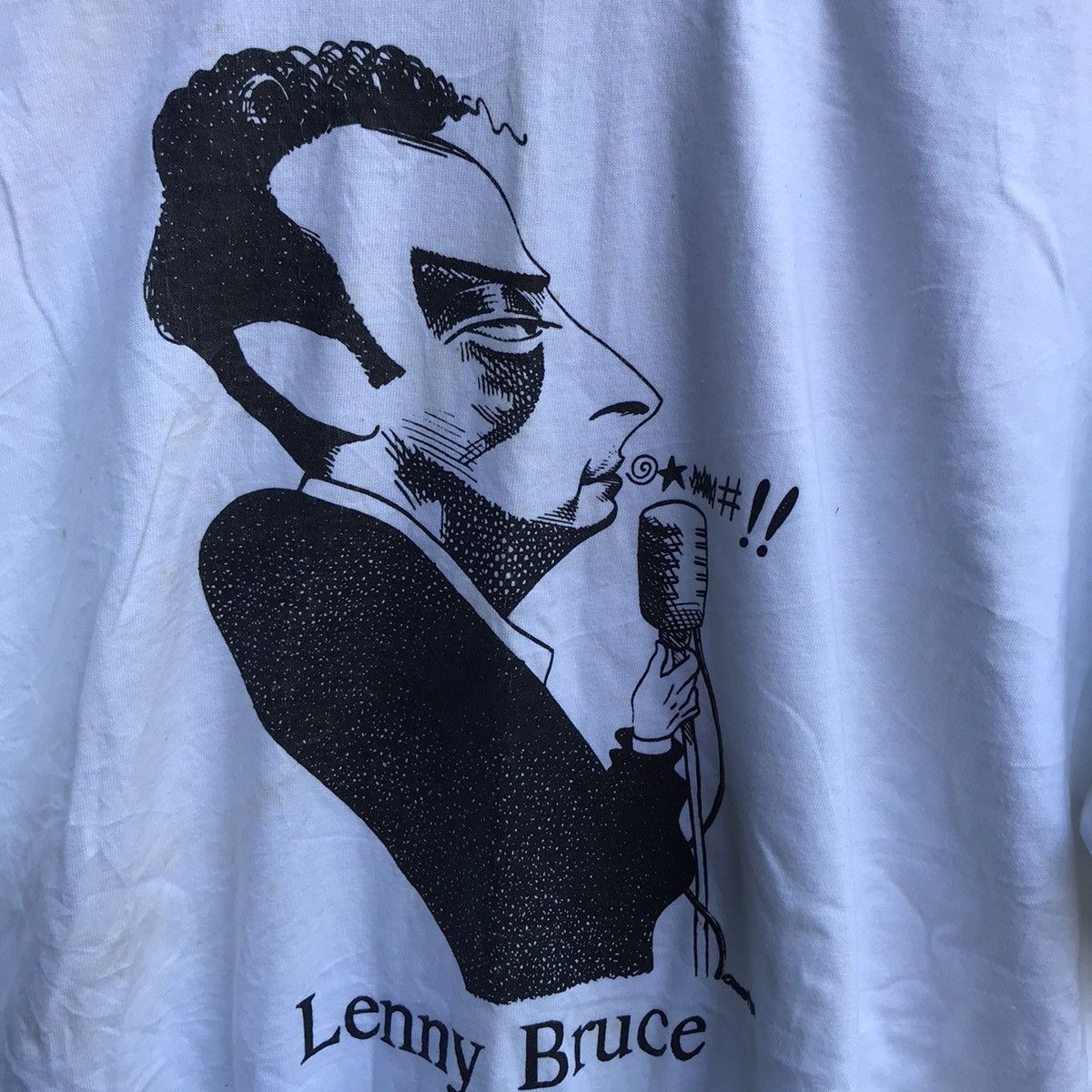 Vintage Vintage 90s LENNY BRUCE art tee actor Size US XL / EU 56 / 4 - 3 Thumbnail