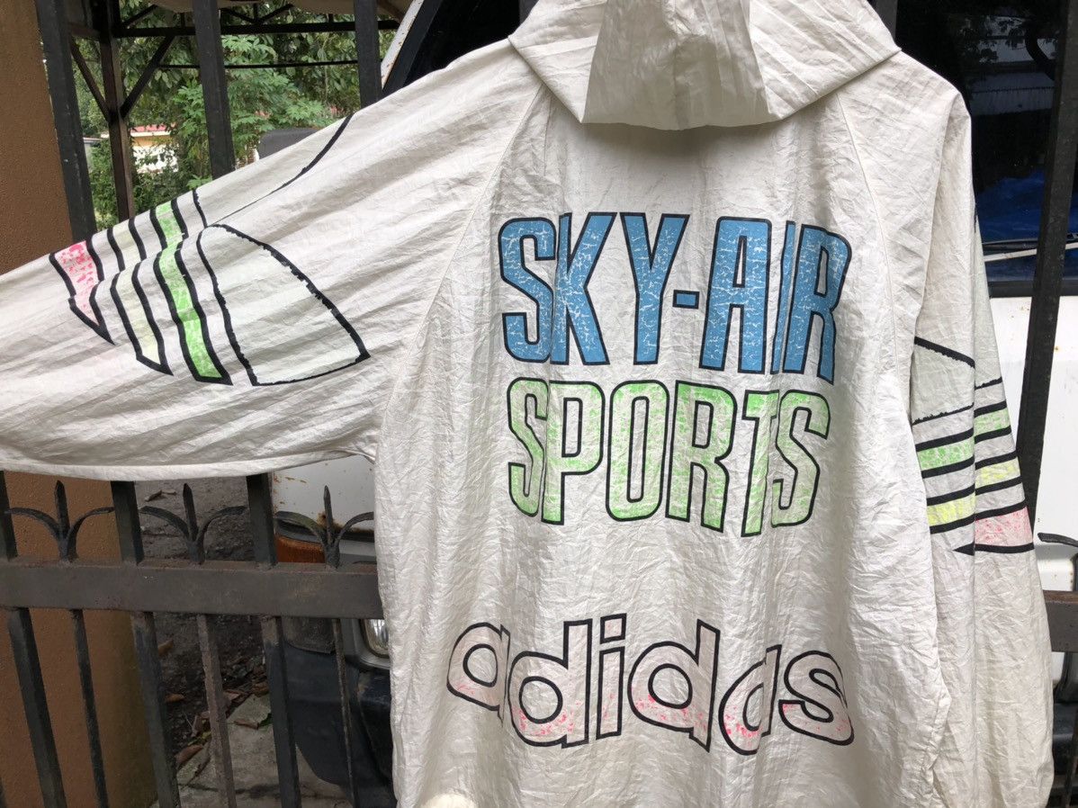 Adidas × Vintage Rare Vintage Adidas Sky Air Sports Windbreaker Jacket Size US XL / EU 56 / 4 - 7 Thumbnail
