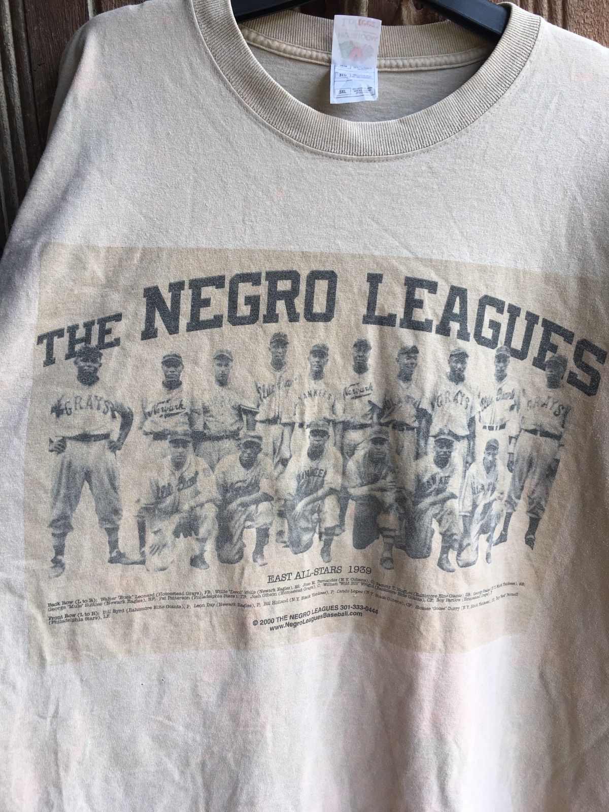 NFL × NHL × Vintage Rare vintage THE NEGRO LEAGUES BASEBALL Size US XXL / EU 58 / 5 - 1 Thumbnail