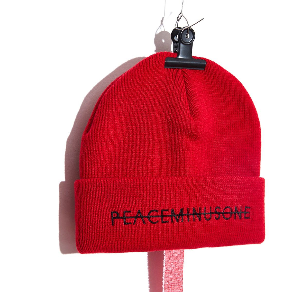 peaceminusone PeaceMinusOne Knit Cap #2 - RED Size ONE SIZE - 5 Thumbnail