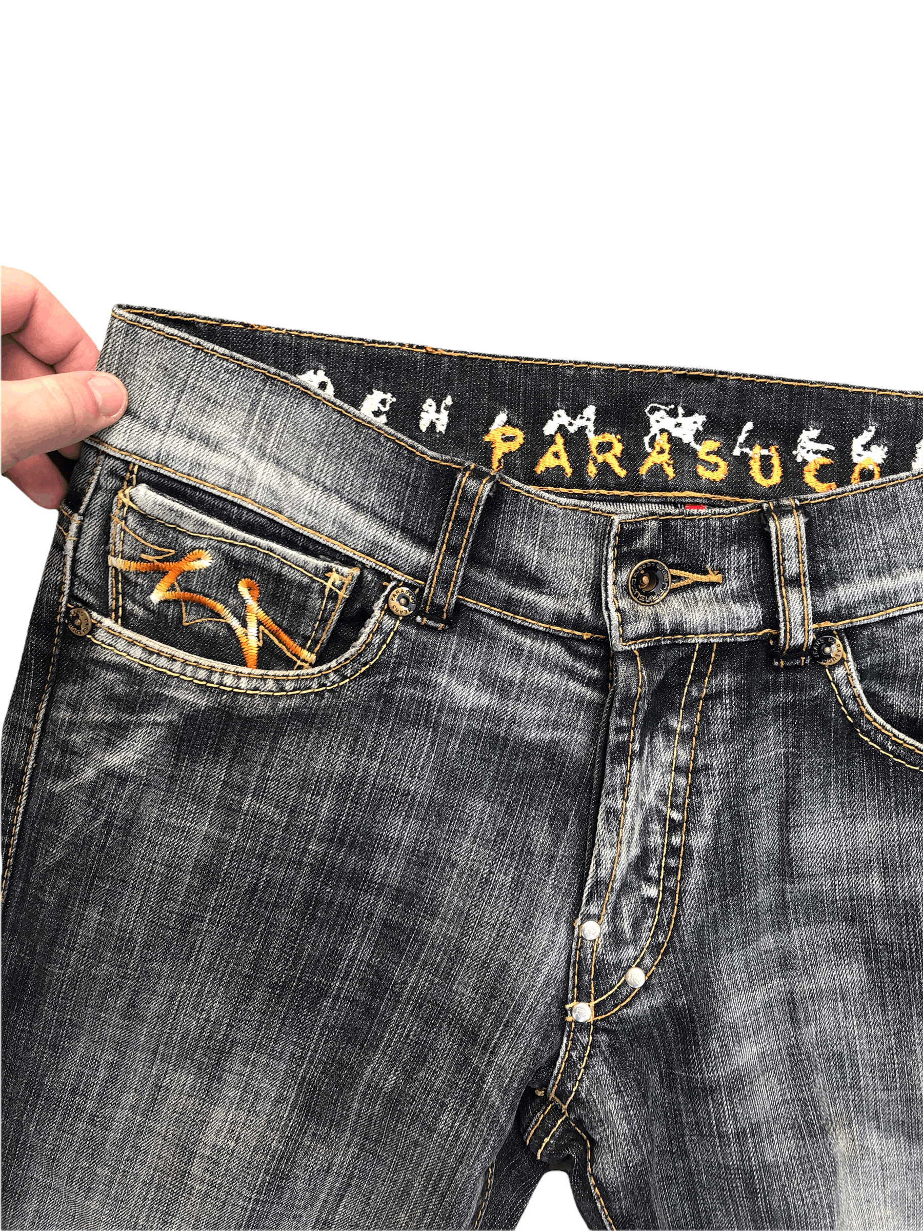 Parasuco × Vintage RARE Vintage Parasuco Jeans Size 30 Gray Size US 30 / EU 46 - 7 Thumbnail