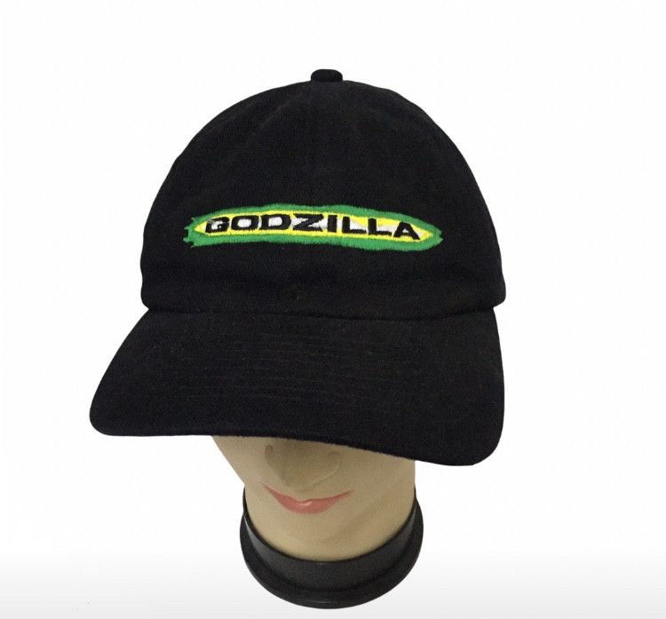 Sci-Fi Fantasy × Vintage VINTAGE 90s GODZILLA AMERICAN MONSTER TOHO FILM MOVIE CAP Size ONE SIZE - 4 Thumbnail