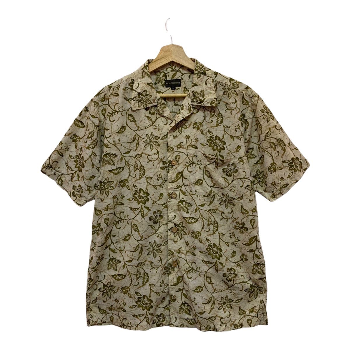 Vintage ALOHA🏖NICOLE MORRISON HAWAII SUMMER FLORAL CAMP SHIRT Size US M / EU 48-50 / 2 - 8 Thumbnail