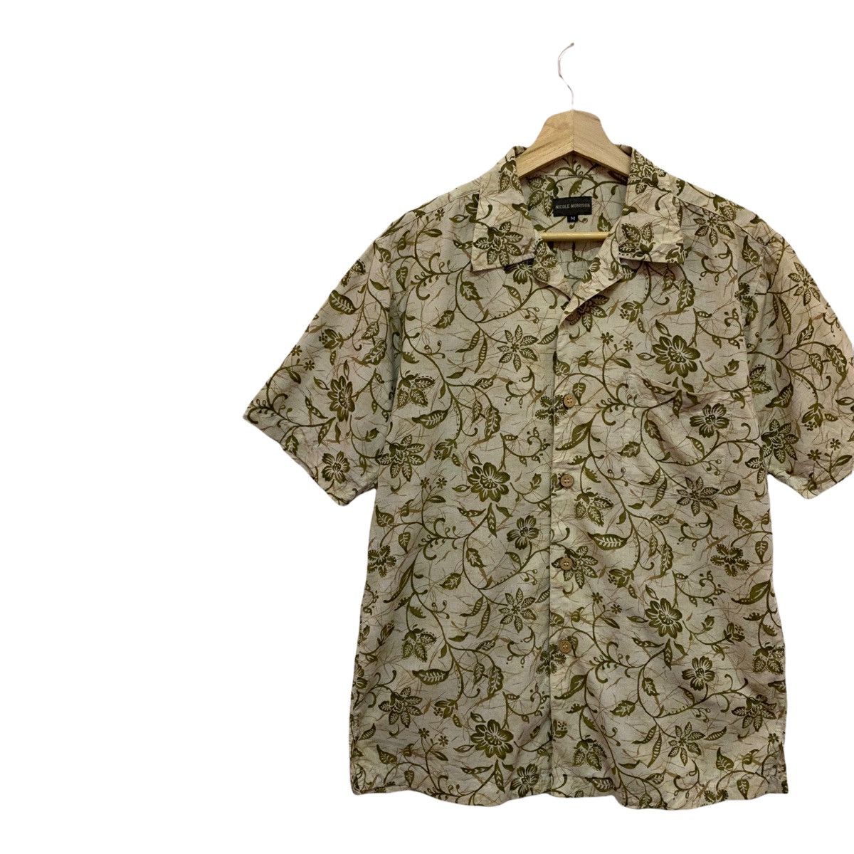 Vintage ALOHA🏖NICOLE MORRISON HAWAII SUMMER FLORAL CAMP SHIRT Size US M / EU 48-50 / 2 - 5 Thumbnail