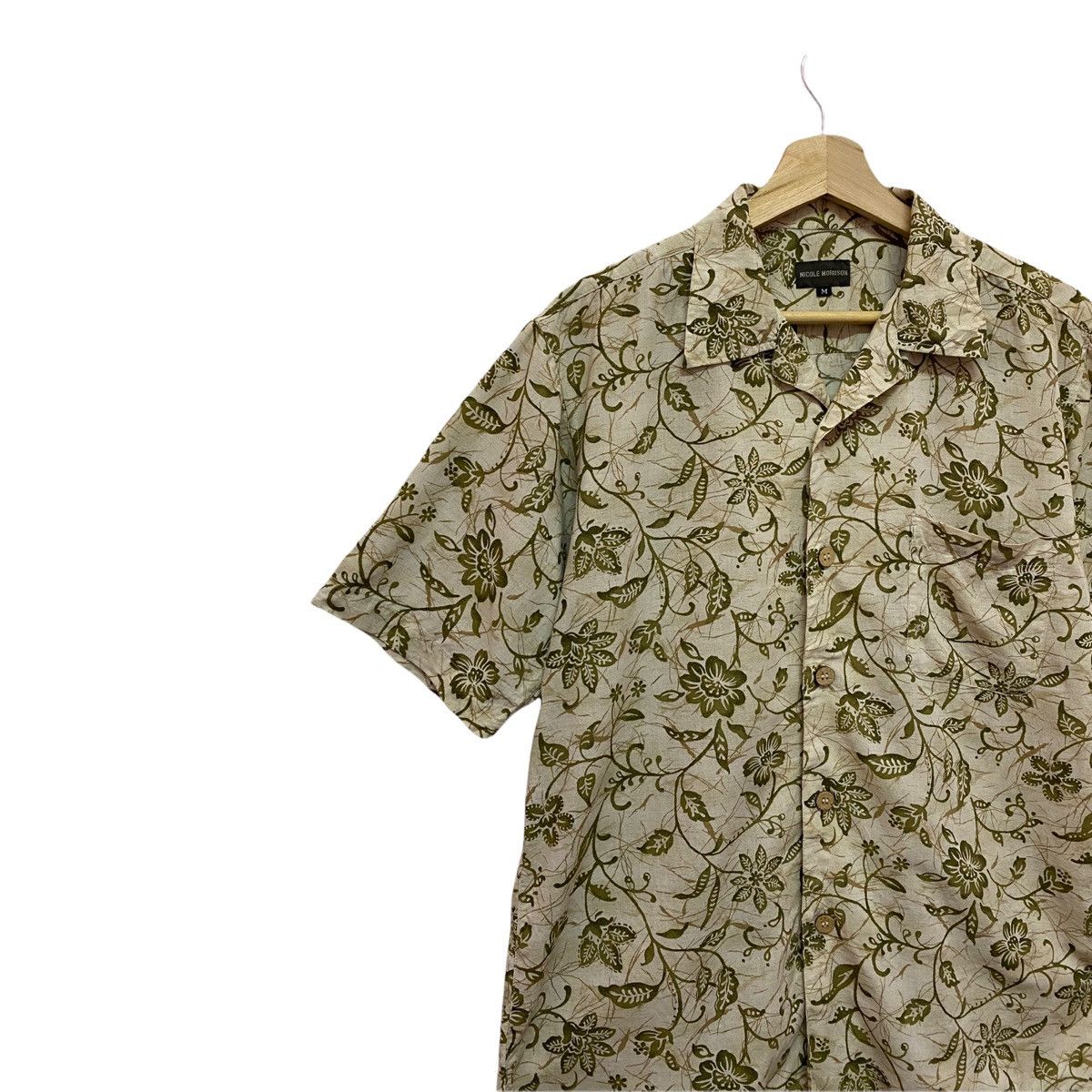 Vintage ALOHA🏖NICOLE MORRISON HAWAII SUMMER FLORAL CAMP SHIRT Size US M / EU 48-50 / 2 - 7 Thumbnail