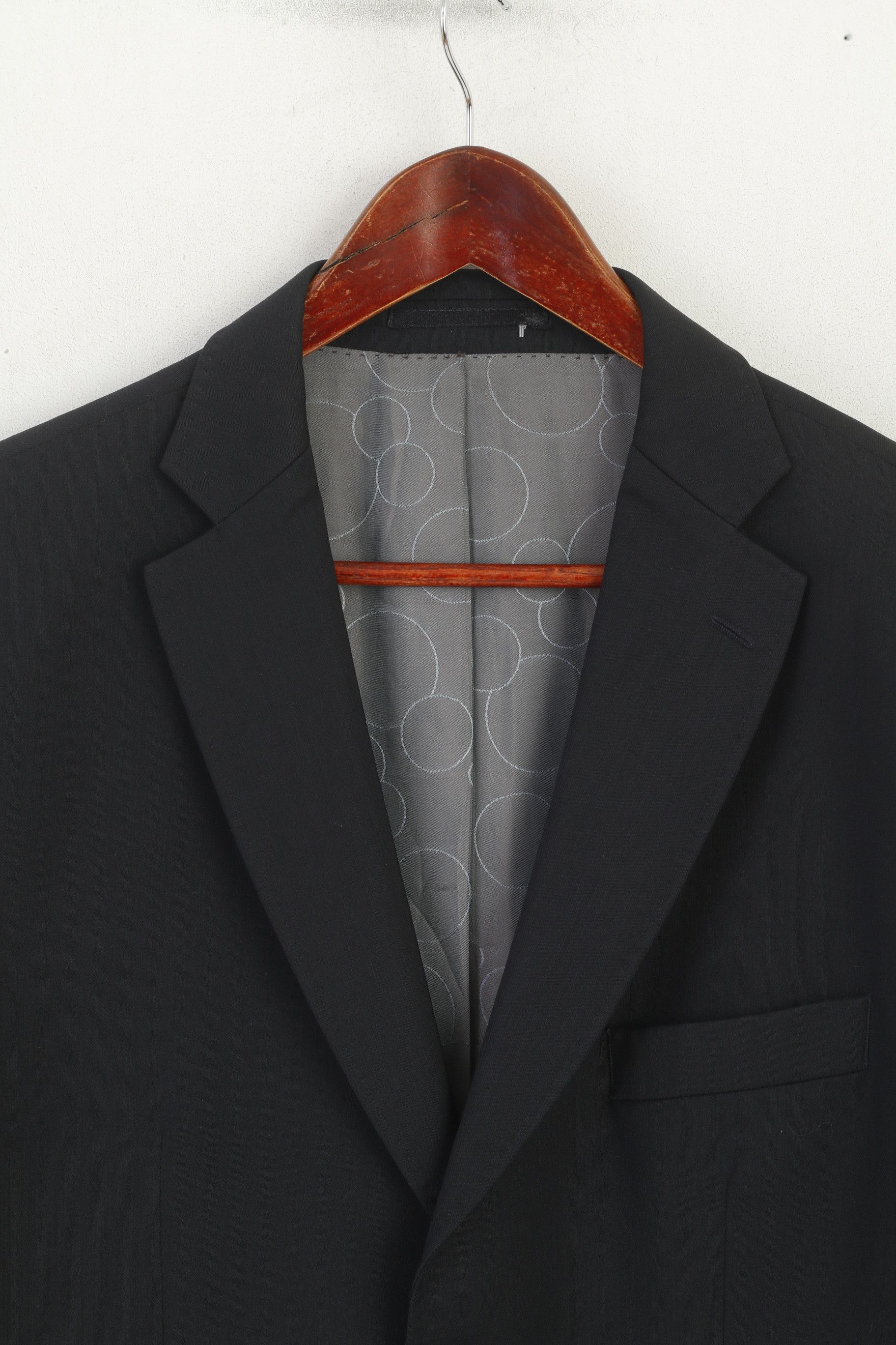 Ted Baker Ted Baker London Men 40 102 Blazer Navy Wool 5521 Size 40R - 2 Thumbnail