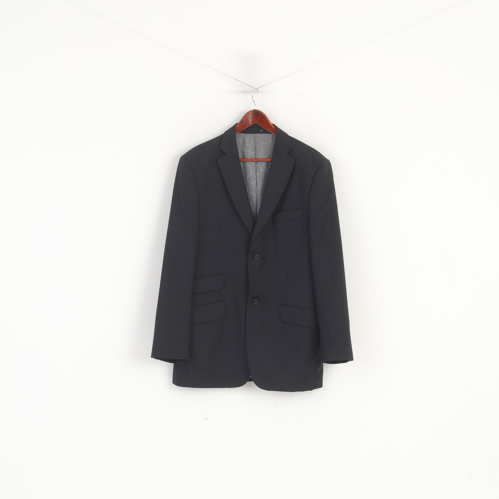 Ted Baker Ted Baker London Men 40 102 Blazer Navy Wool 5521 Size 40R - 1 Thumbnail