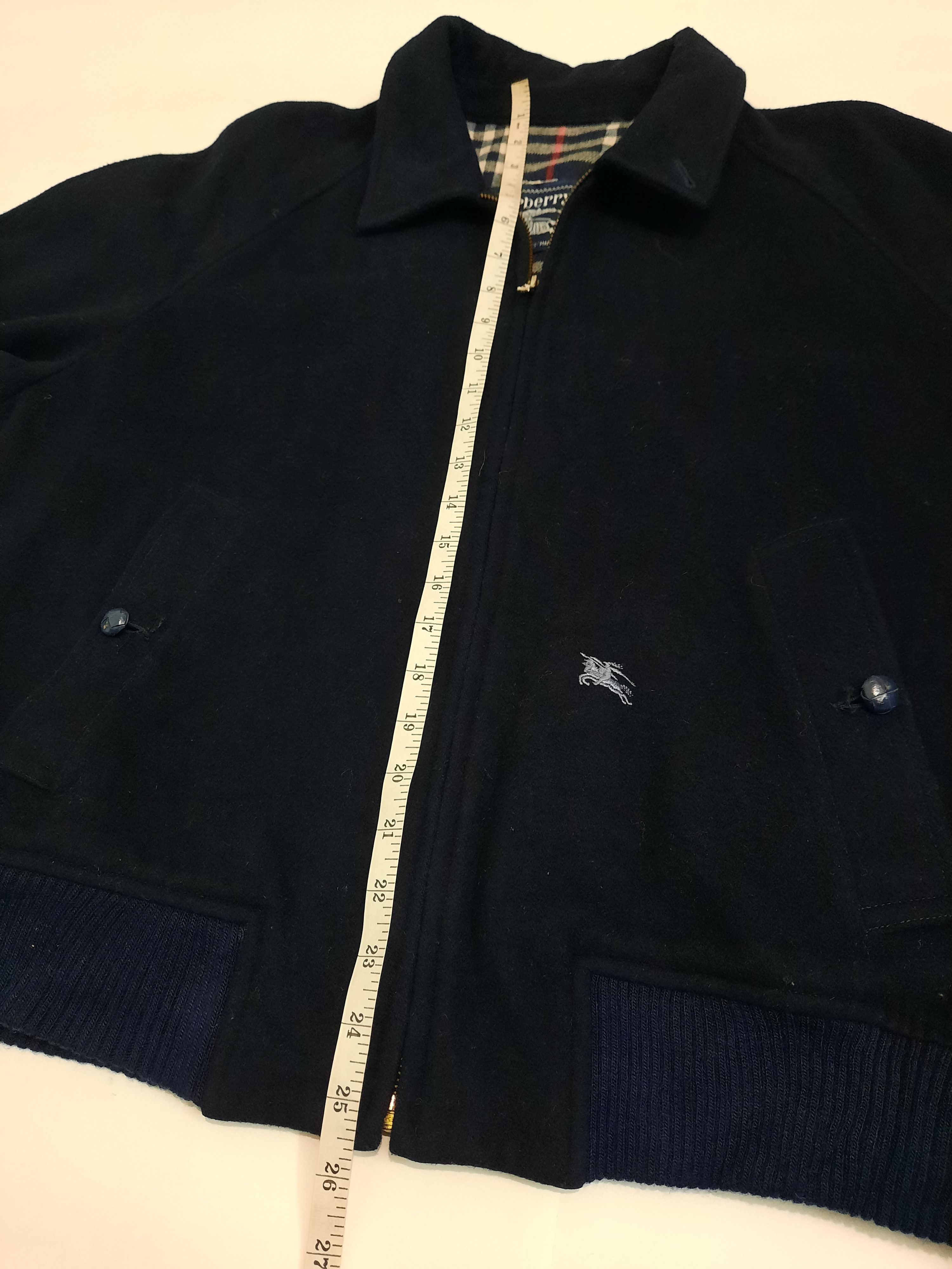 Vintage Burberry Wool Harrington Jacket - X-Large – Domno