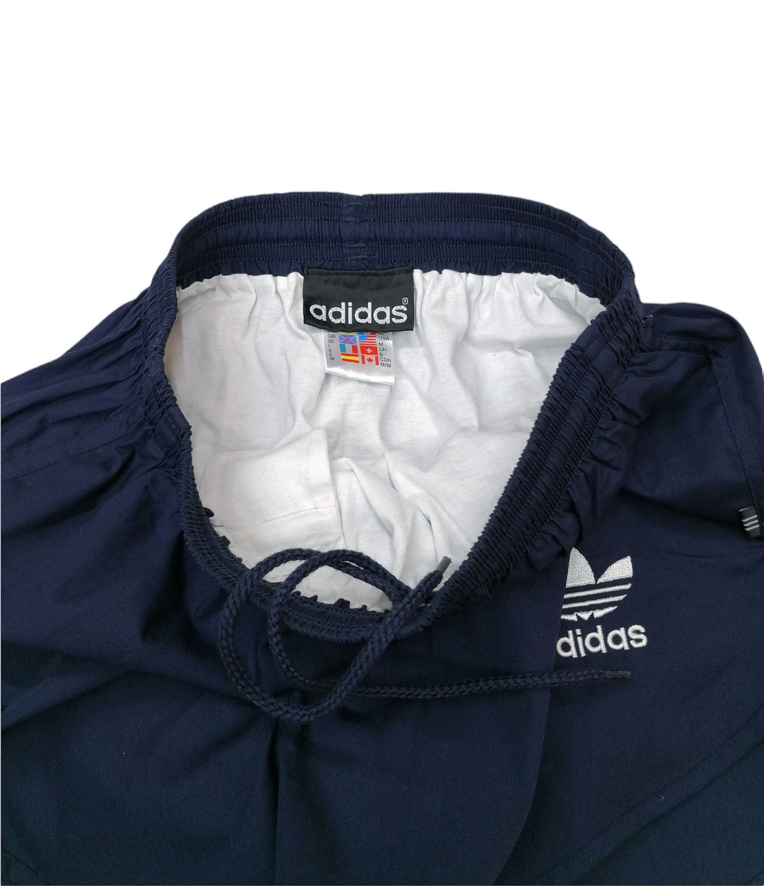 Adidas × Vintage Vintage Adidas Shorts Running Navy Blue Size US 32 / EU 48 - 5 Thumbnail