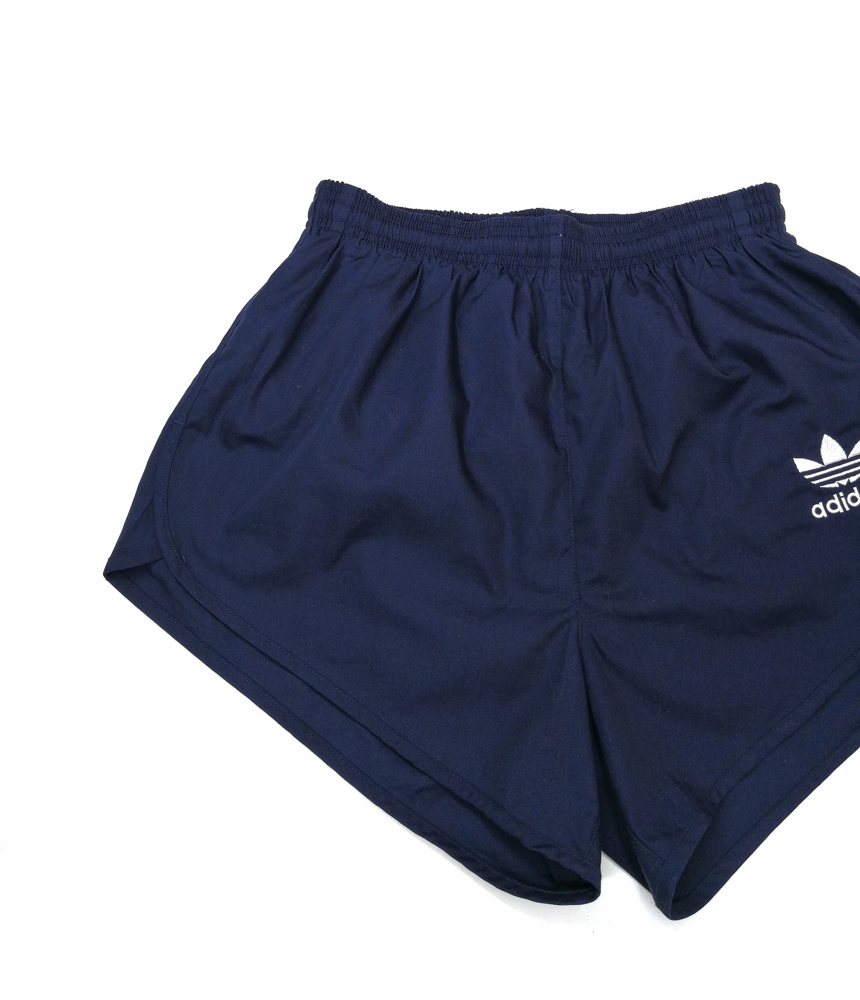 Adidas × Vintage Vintage Adidas Shorts Running Navy Blue Size US 32 / EU 48 - 6 Thumbnail