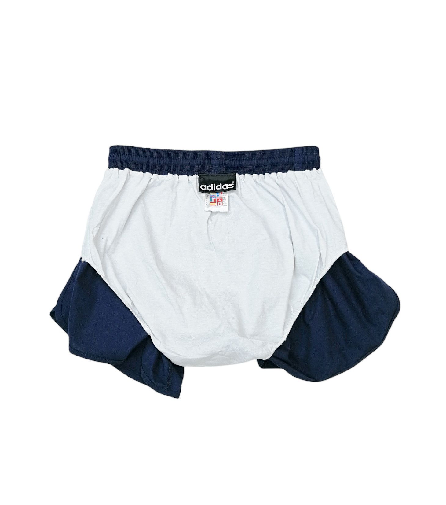 Adidas × Vintage Vintage Adidas Shorts Running Navy Blue Size US 32 / EU 48 - 9 Thumbnail