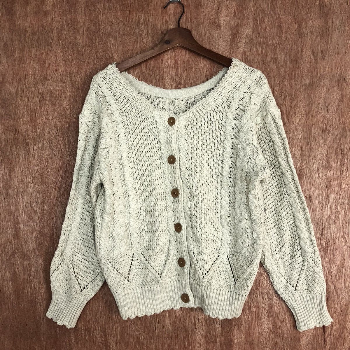 Homespun Knitwear DLL Japan Brand Grey Shag Shaggy Knitwear #c609 Size US S / EU 44-46 / 1 - 3 Thumbnail
