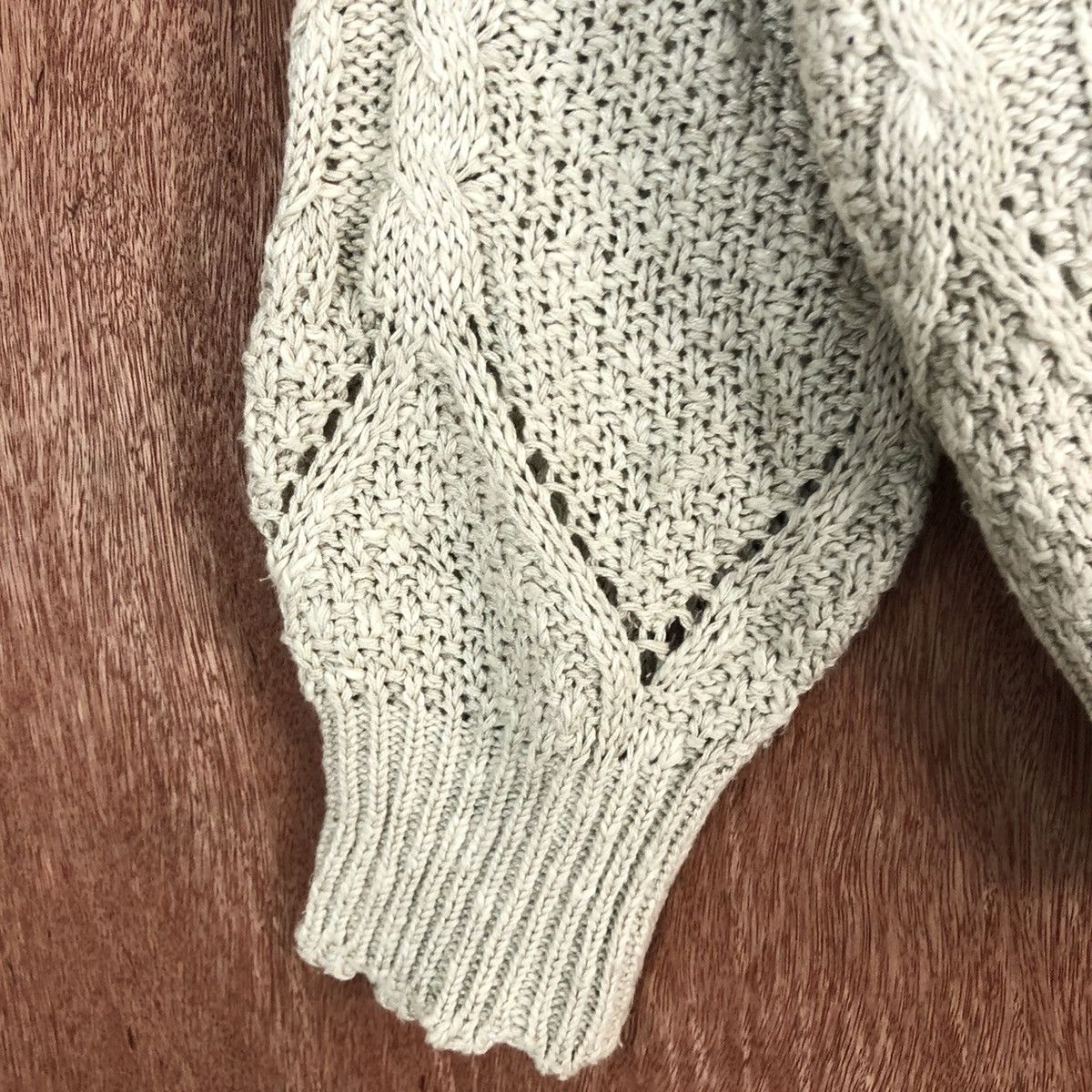 Homespun Knitwear DLL Japan Brand Grey Shag Shaggy Knitwear #c609 Size US S / EU 44-46 / 1 - 6 Thumbnail