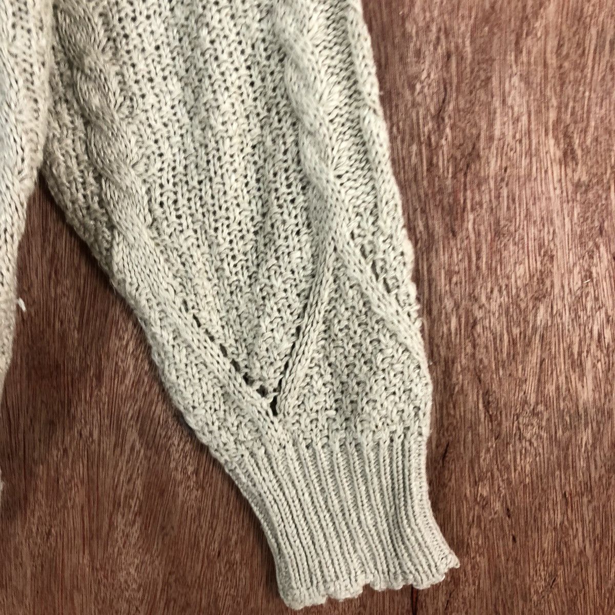 Homespun Knitwear DLL Japan Brand Grey Shag Shaggy Knitwear #c609 Size US S / EU 44-46 / 1 - 4 Thumbnail