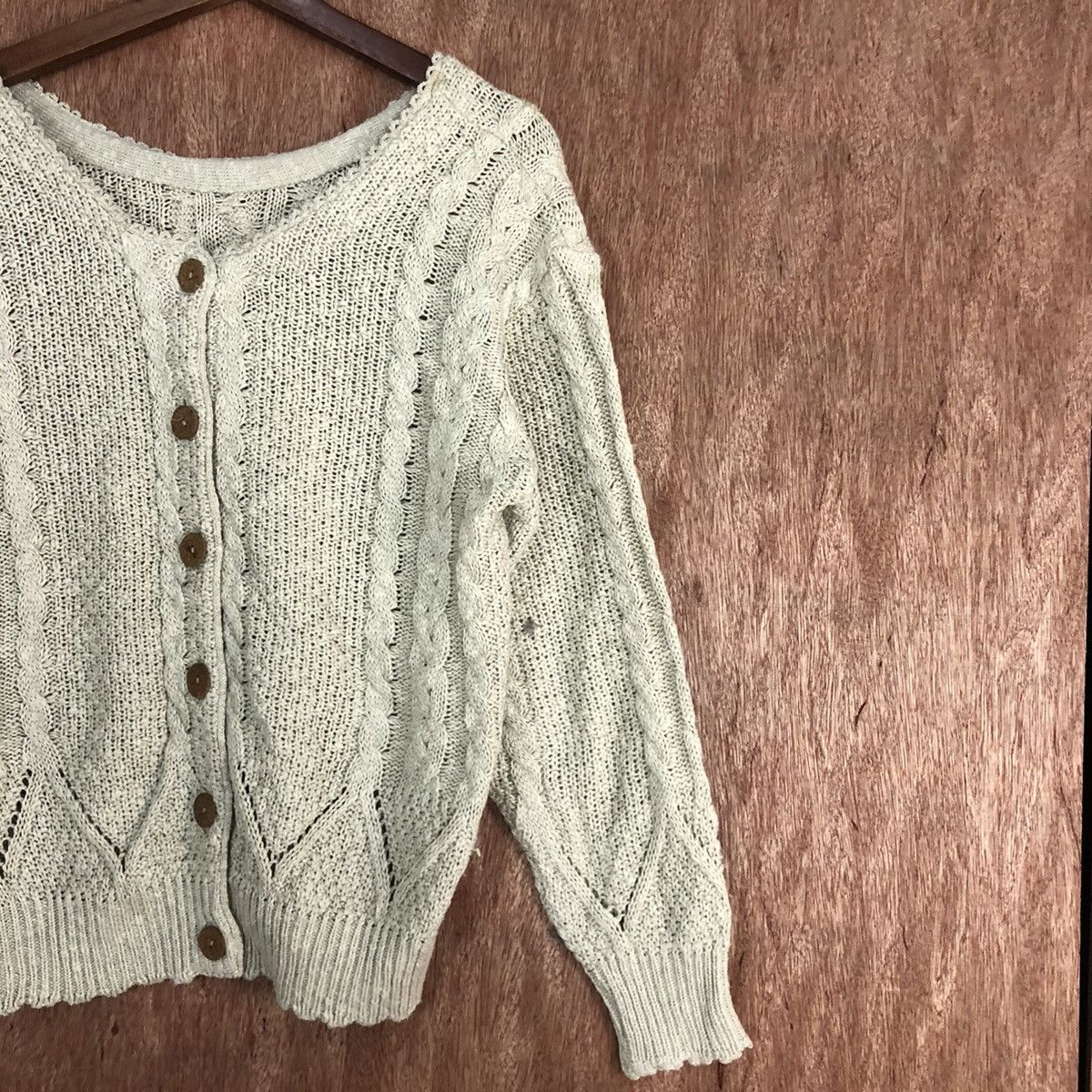 Homespun Knitwear DLL Japan Brand Grey Shag Shaggy Knitwear #c609 Size US S / EU 44-46 / 1 - 5 Thumbnail