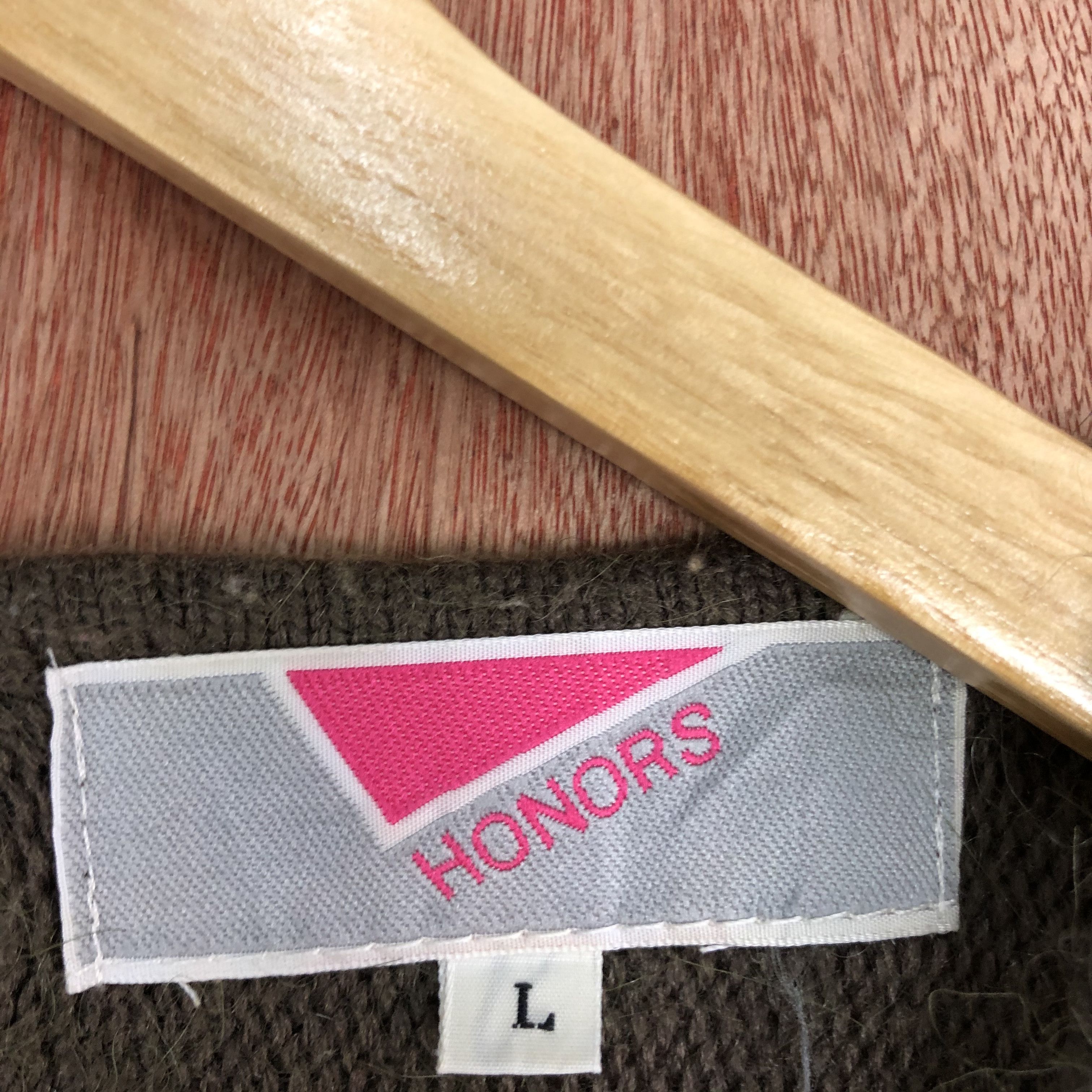 Vintage DLL Honors Brown cat art Knitwear #c562 Size L / US 10 / IT 46 - 8 Thumbnail