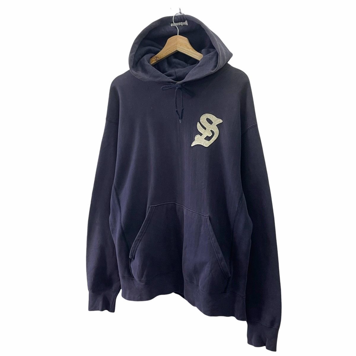 Supreme Supreme 1996 gothic S Logo Hoodie | Grailed